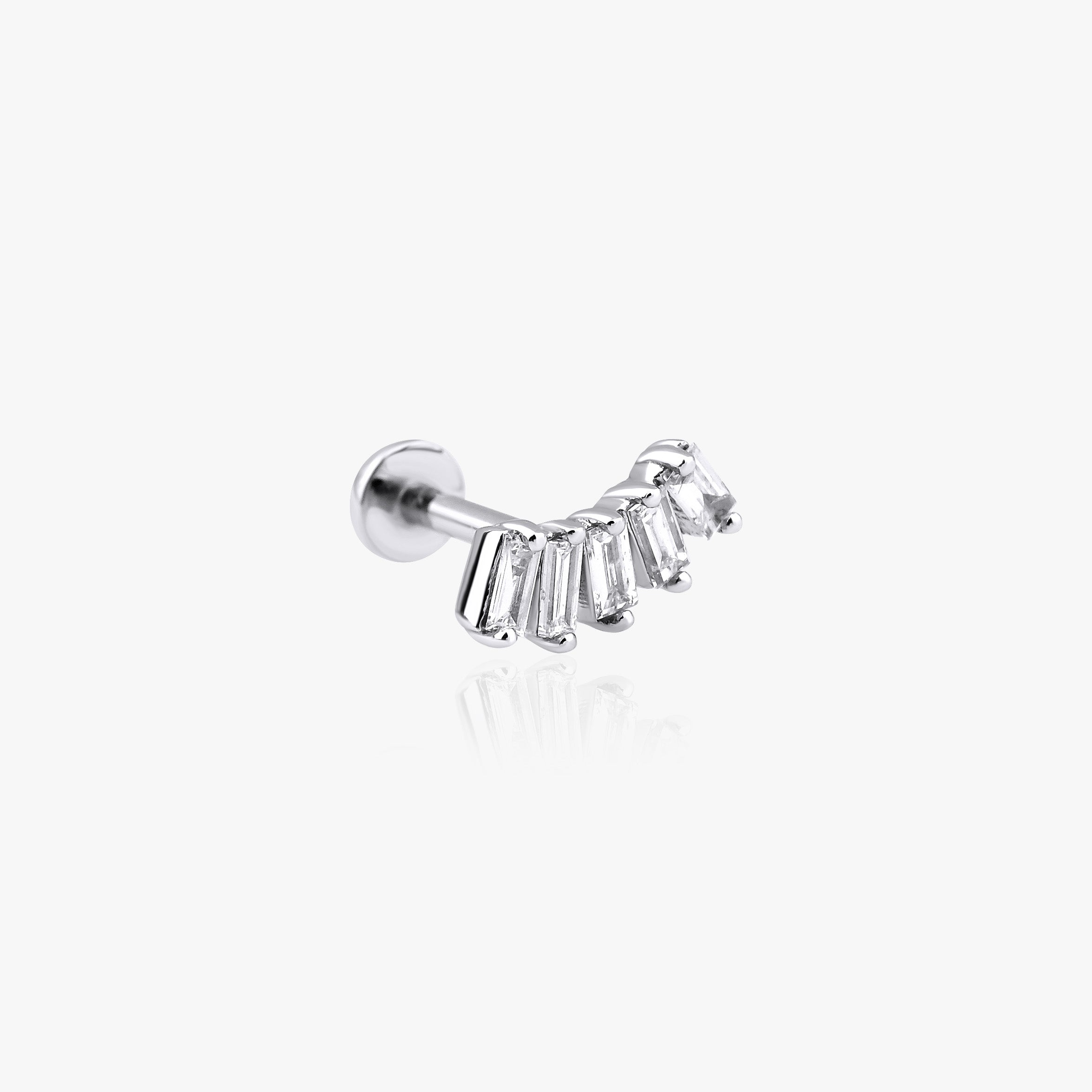 Baget Pırlanta Sunrise Tragus Küpe