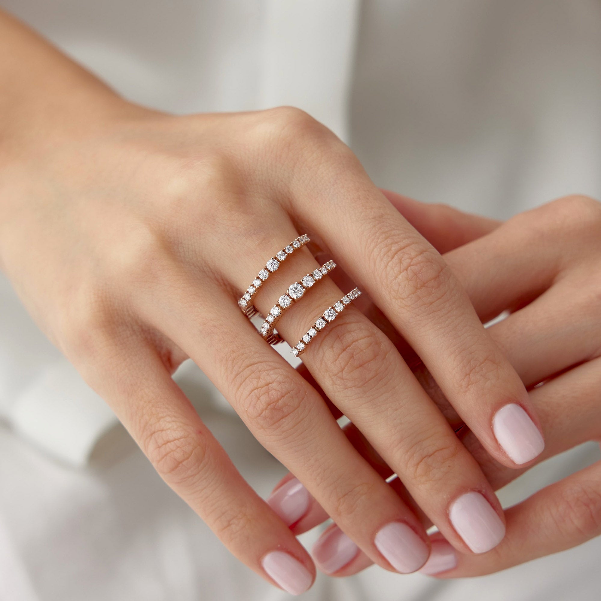 Süzme Sarmal Yüzük / Graduated Wrap Ring