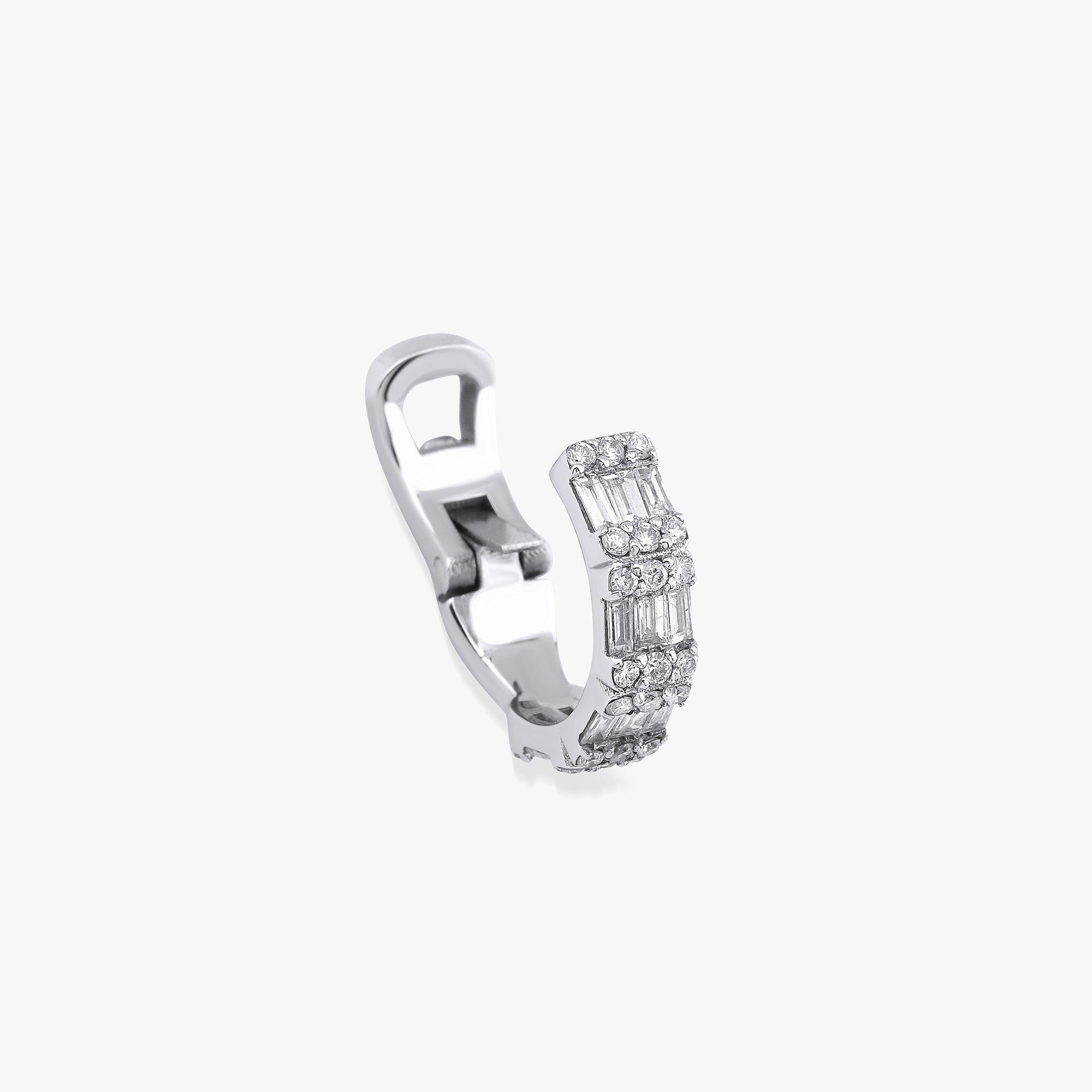 Baget Pırlanta Ear Cuff / Baguette Cuff