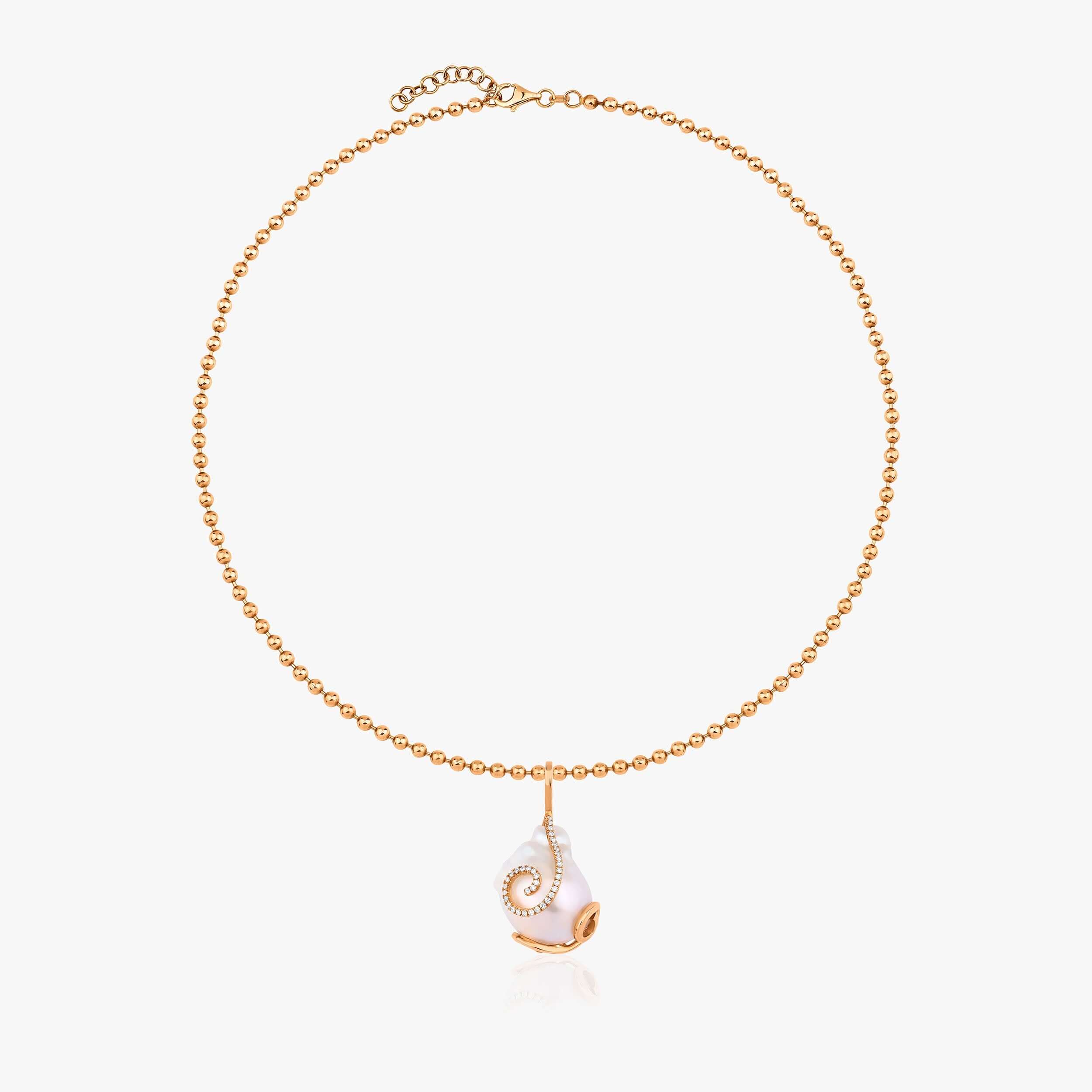 Bir Barok İncisinin Rüyası Kolye Ucu / A Baroque Pearl's Dream Pendant