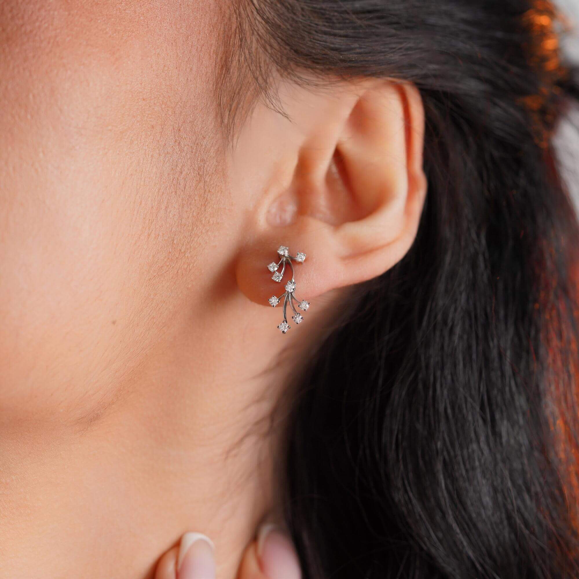 Pırlanta Eternal Branch Küpe