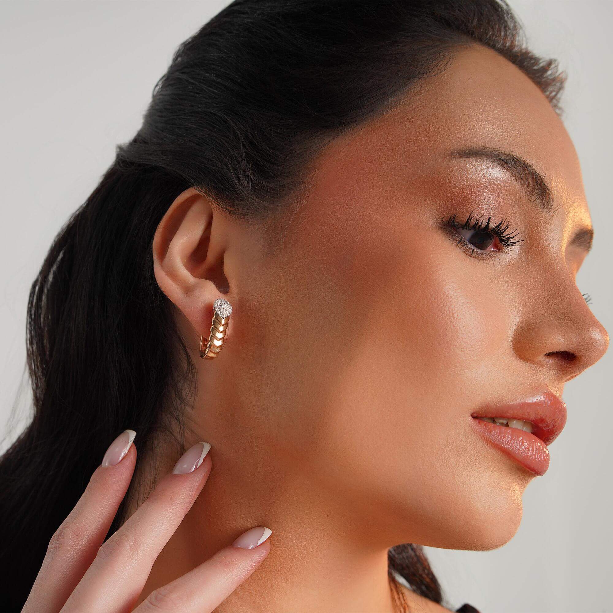 Pırlanta Eternal Harmony Küpe