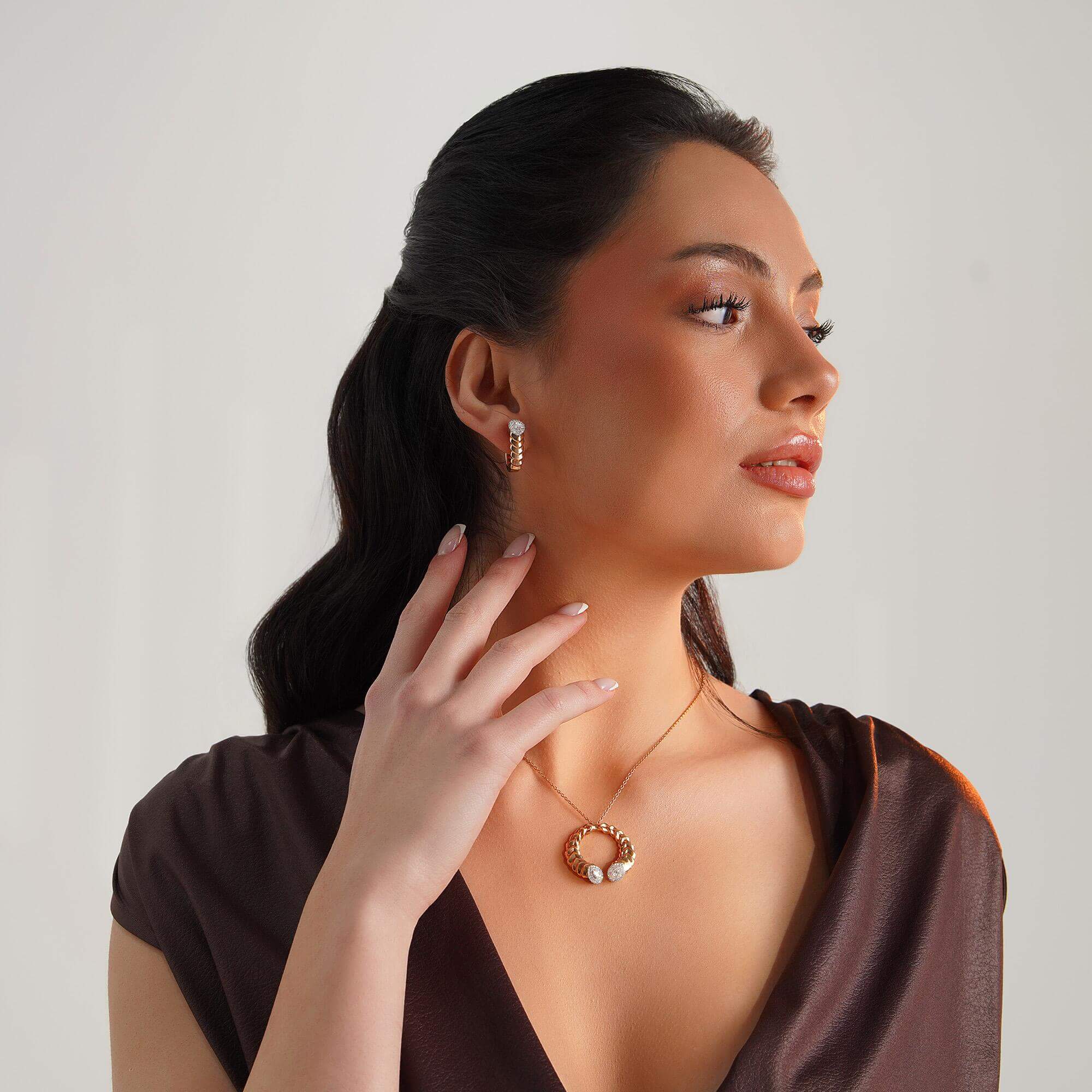 Pırlanta Eternal Harmony Küpe