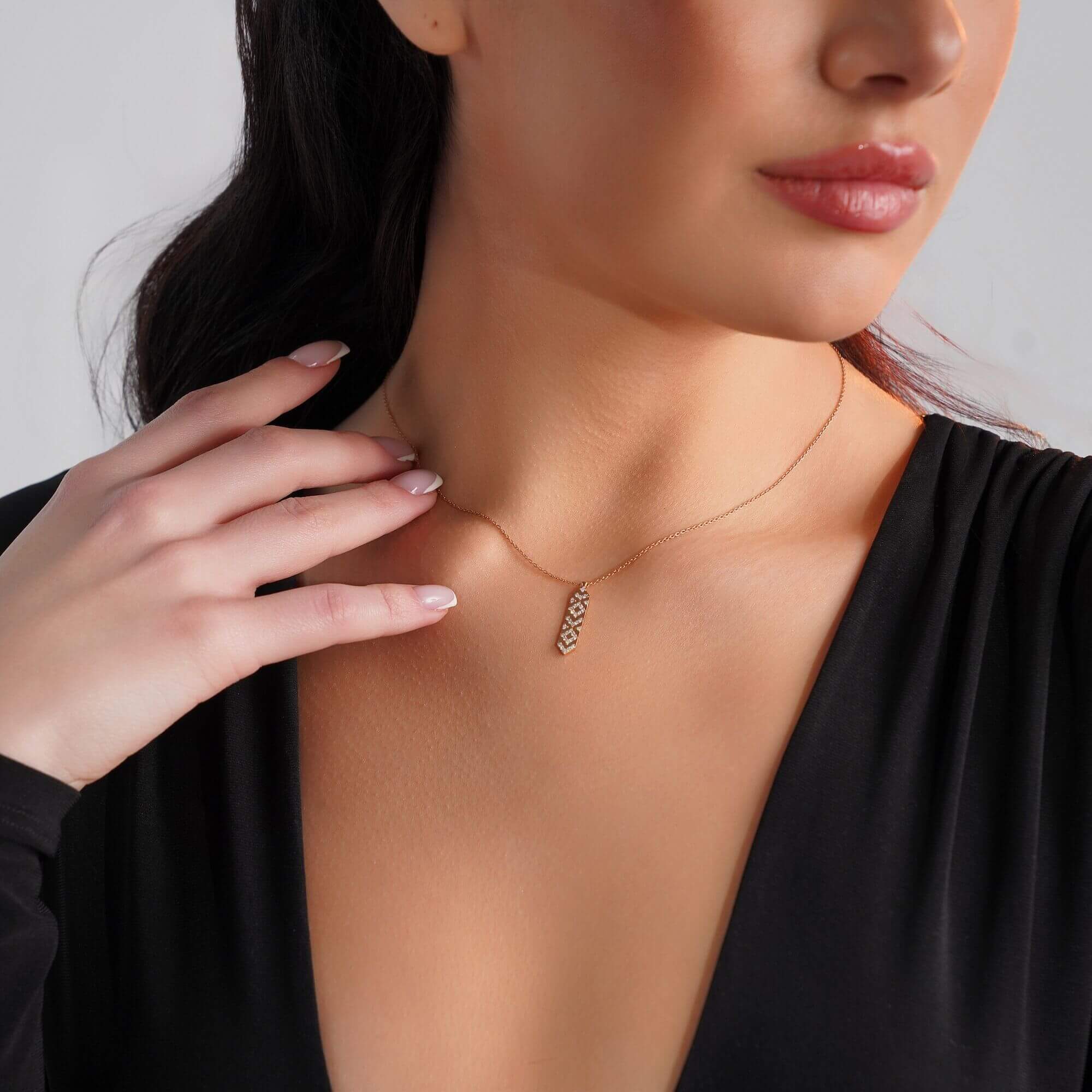 Pırlanta Talisman Kolye