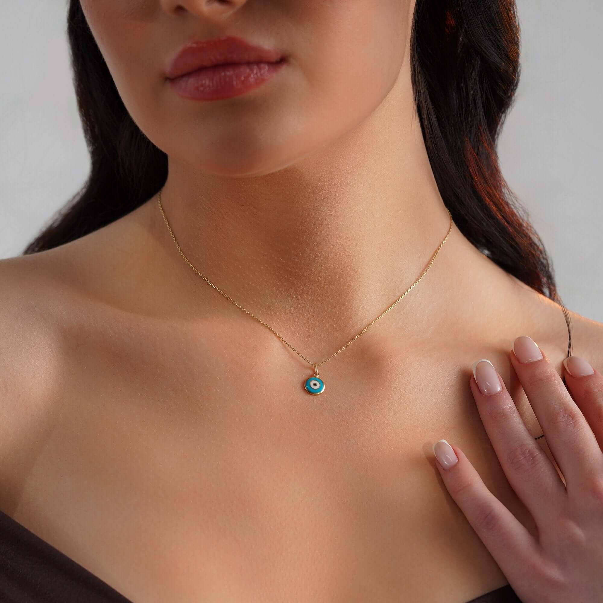 Turkuaz Nazar Kolye Ucu