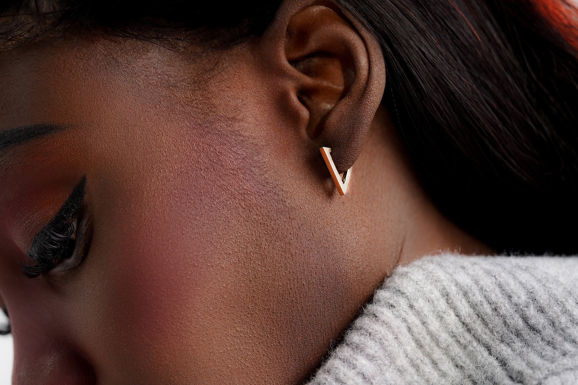 Üçgen Halka Küpe / Triangle Hoops