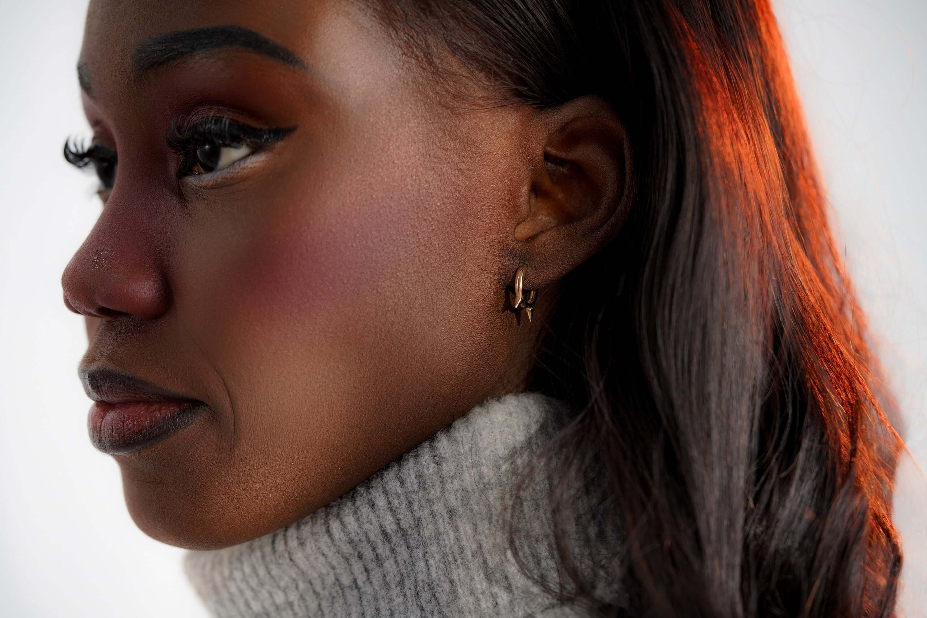 Mini Spike Halka Küpe