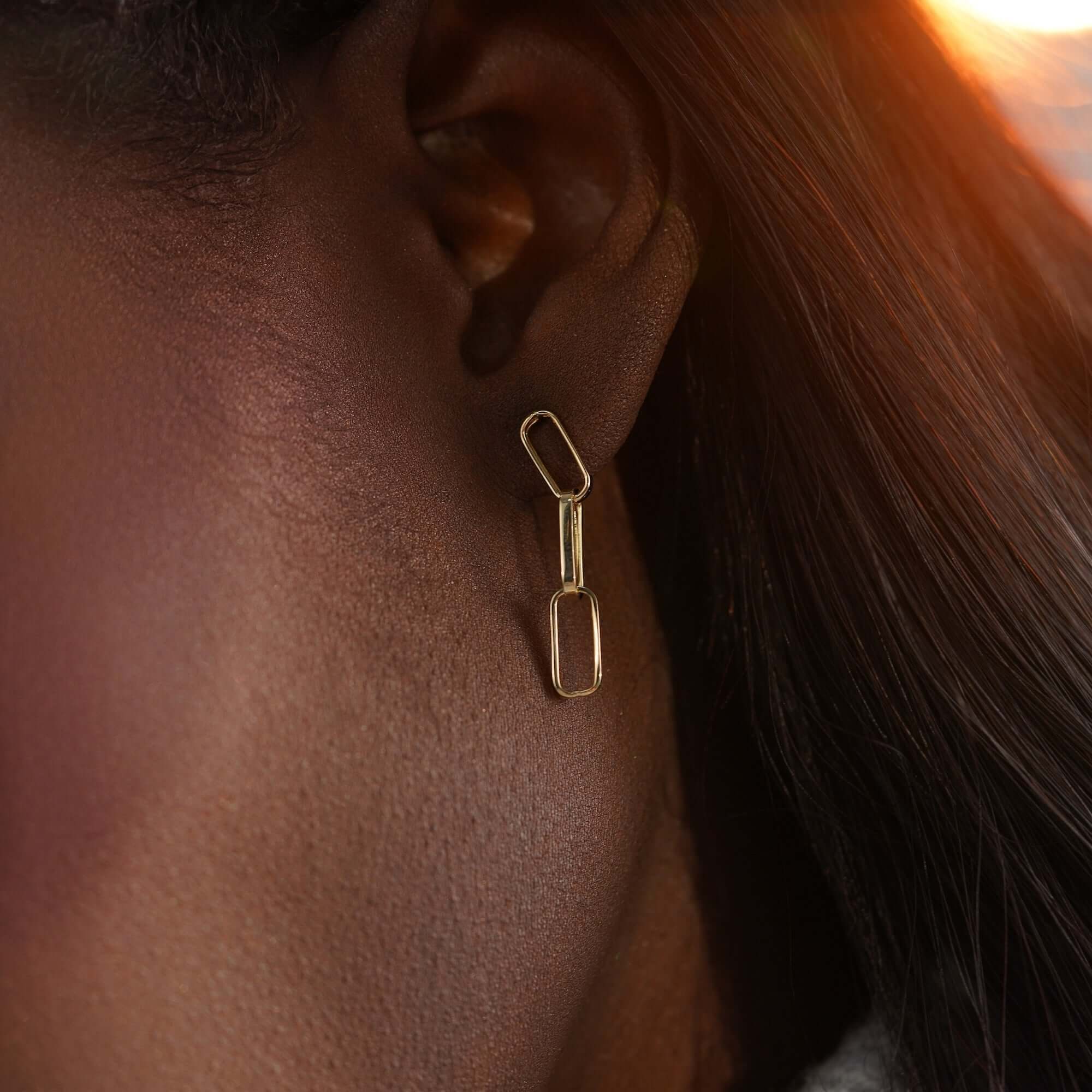 Ataç Zincir Sallantılı Küpe