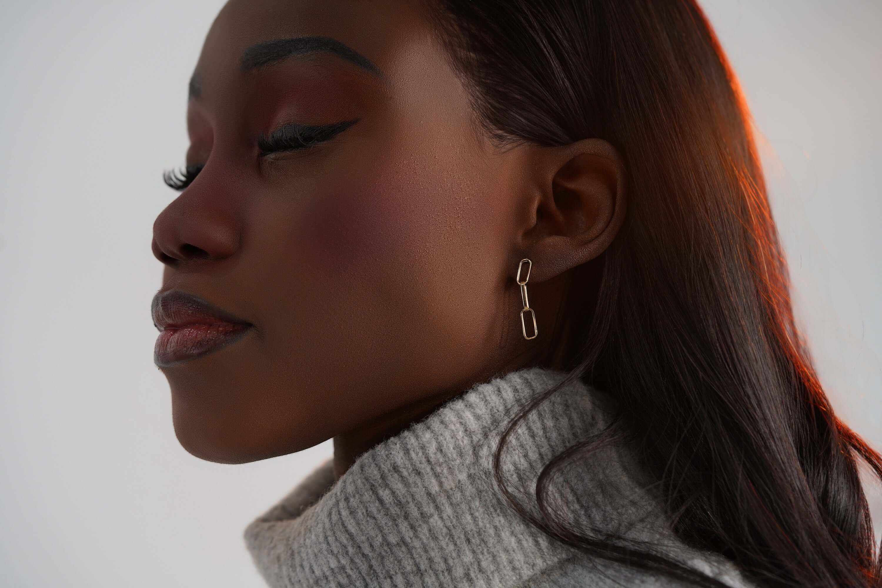 Ataç Zincir Sallantılı Küpe