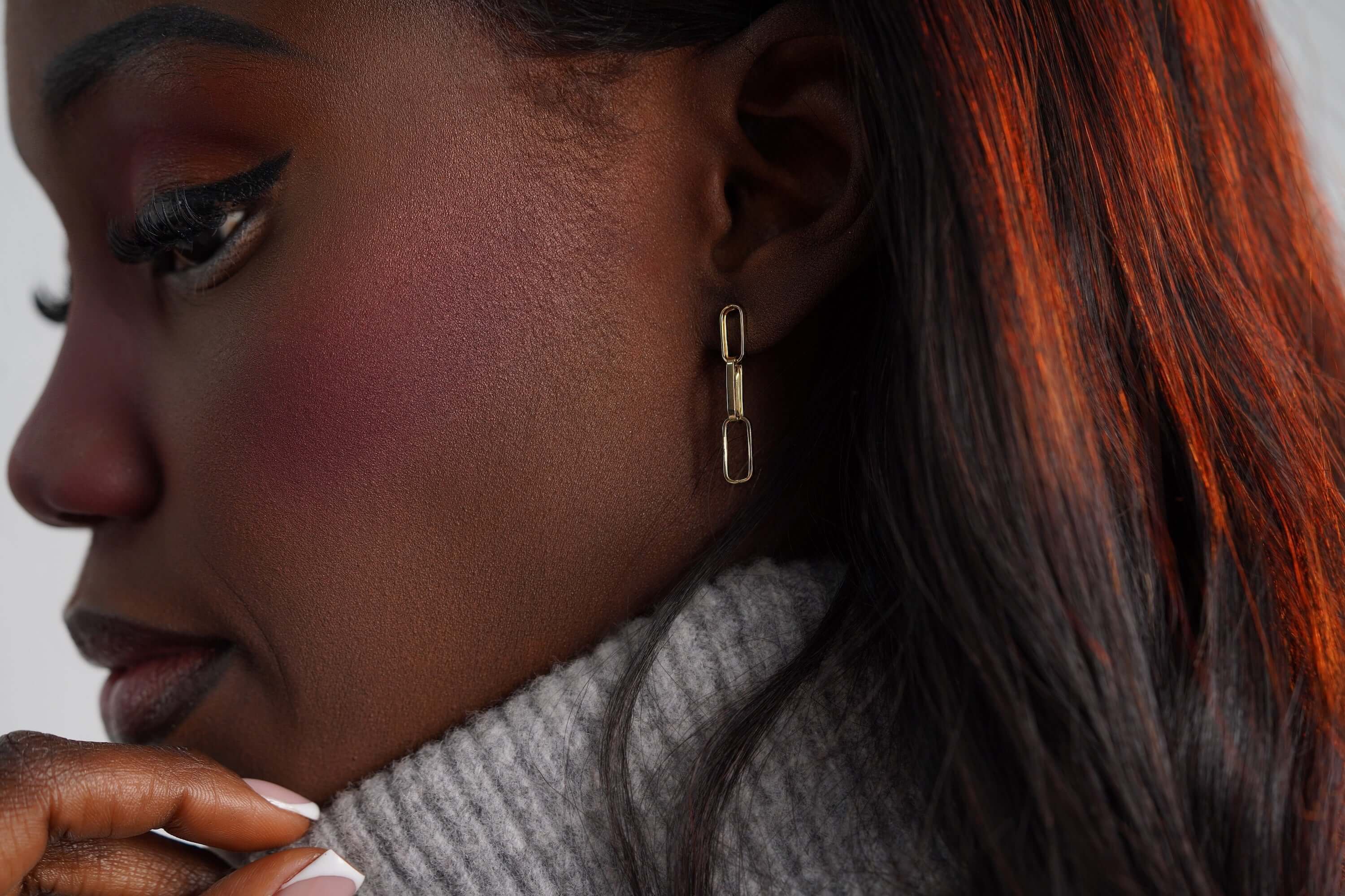 Ataç Zincir Sallantılı Küpe