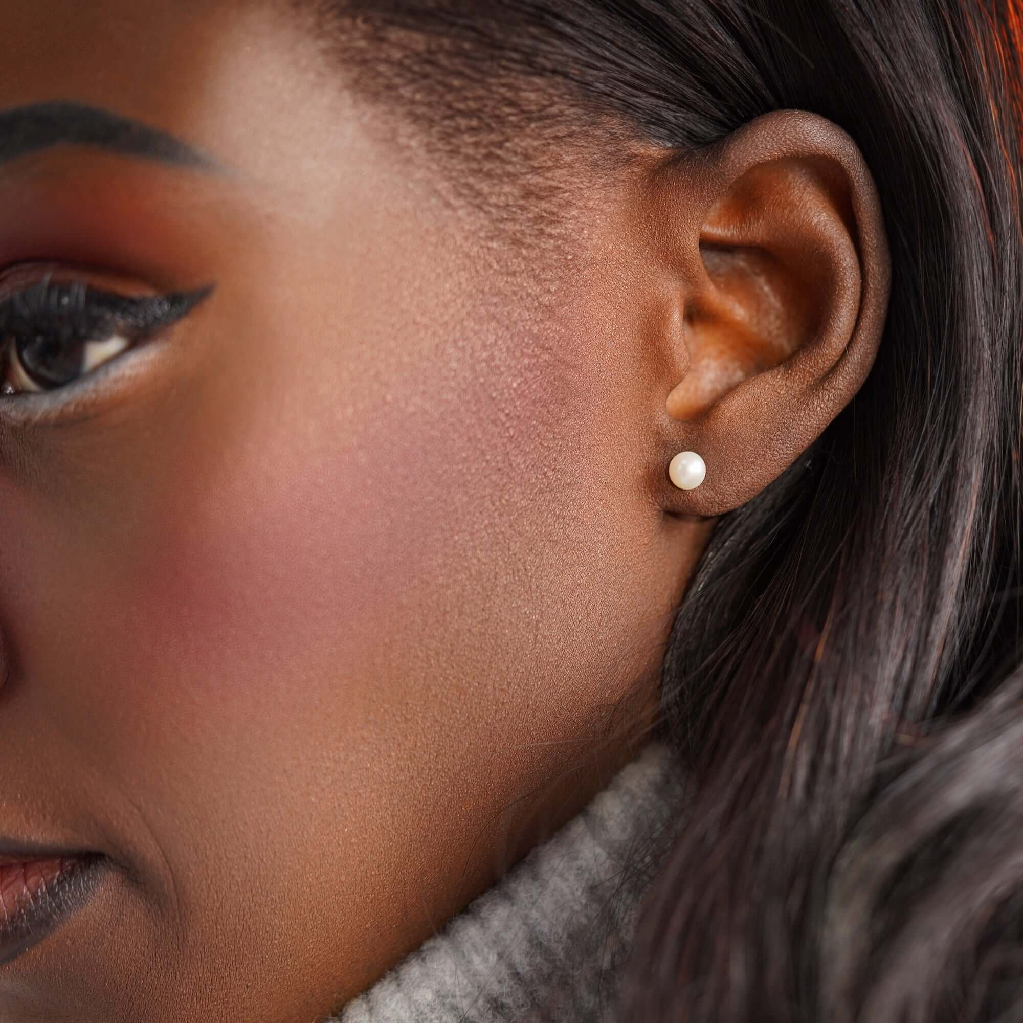 Minik İnci Stud Küpe