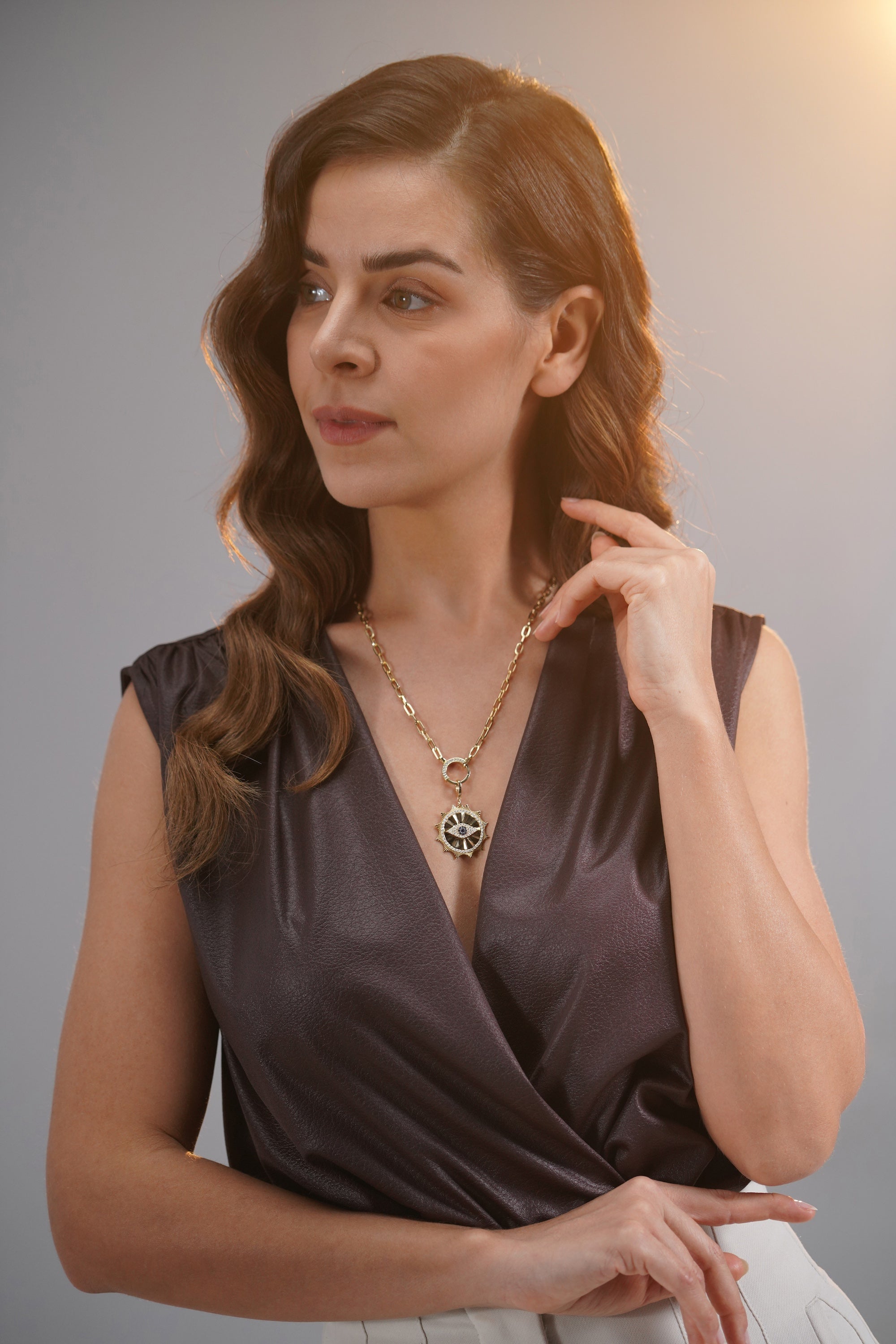 Sonsuz Göz Madalyon / Eternal Evil Eye Medallion