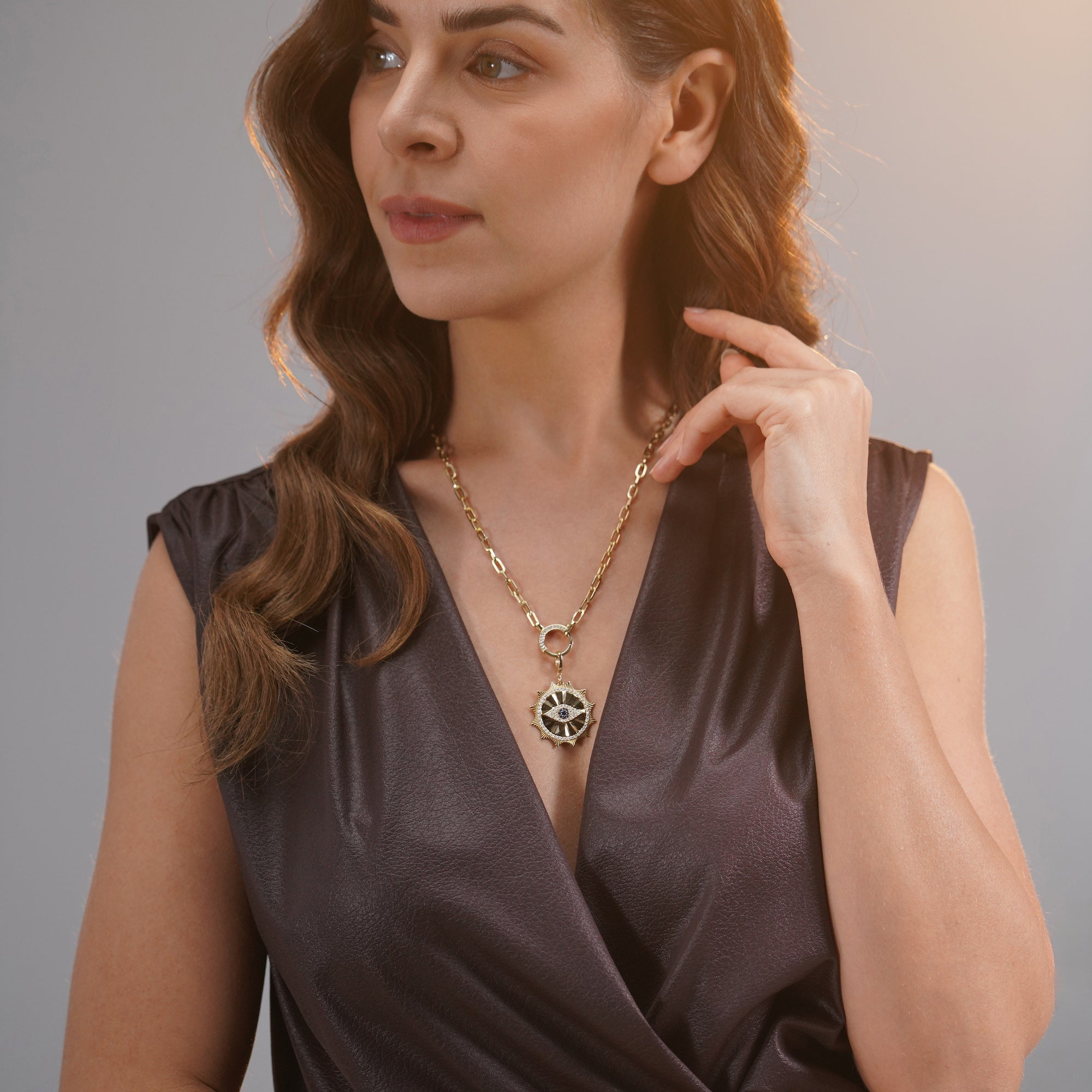 Sonsuz Göz Madalyon / Eternal Evil Eye Medallion