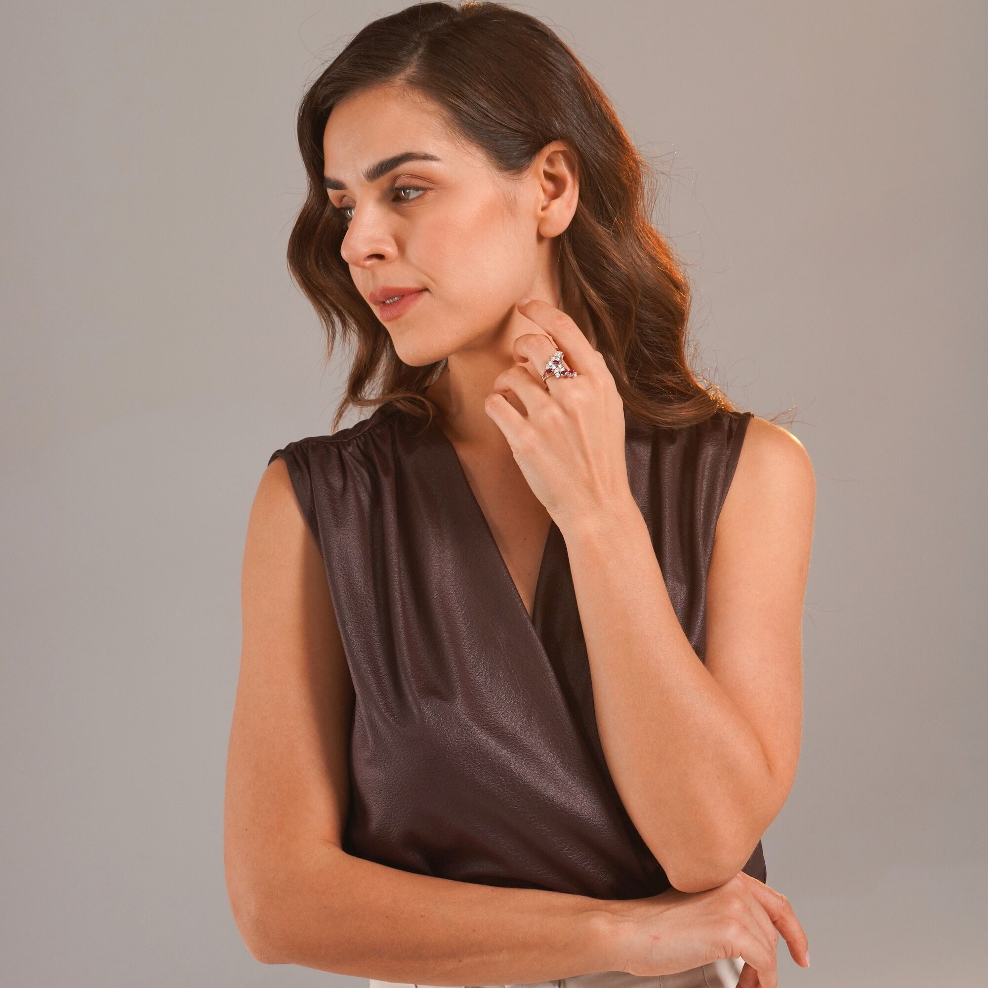 Yakut ve Pırlanta Yüzük / Beautiful Drops