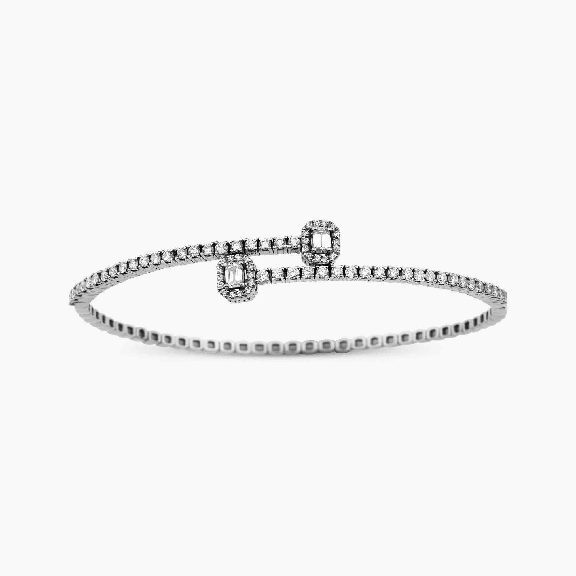 Esnek Pırlanta Twist Bileklik