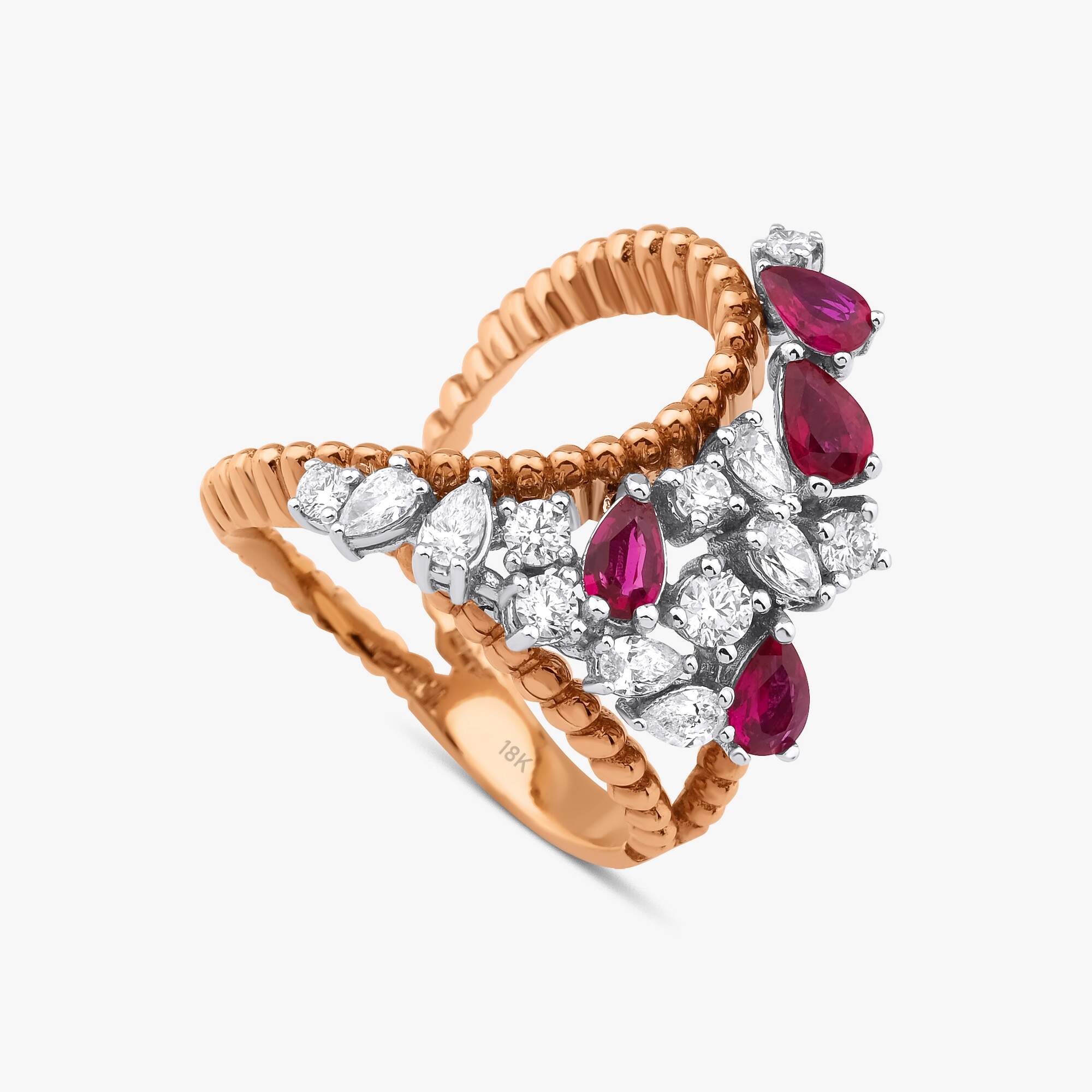 Yakut ve Pırlanta Yüzük / Beautiful Drops