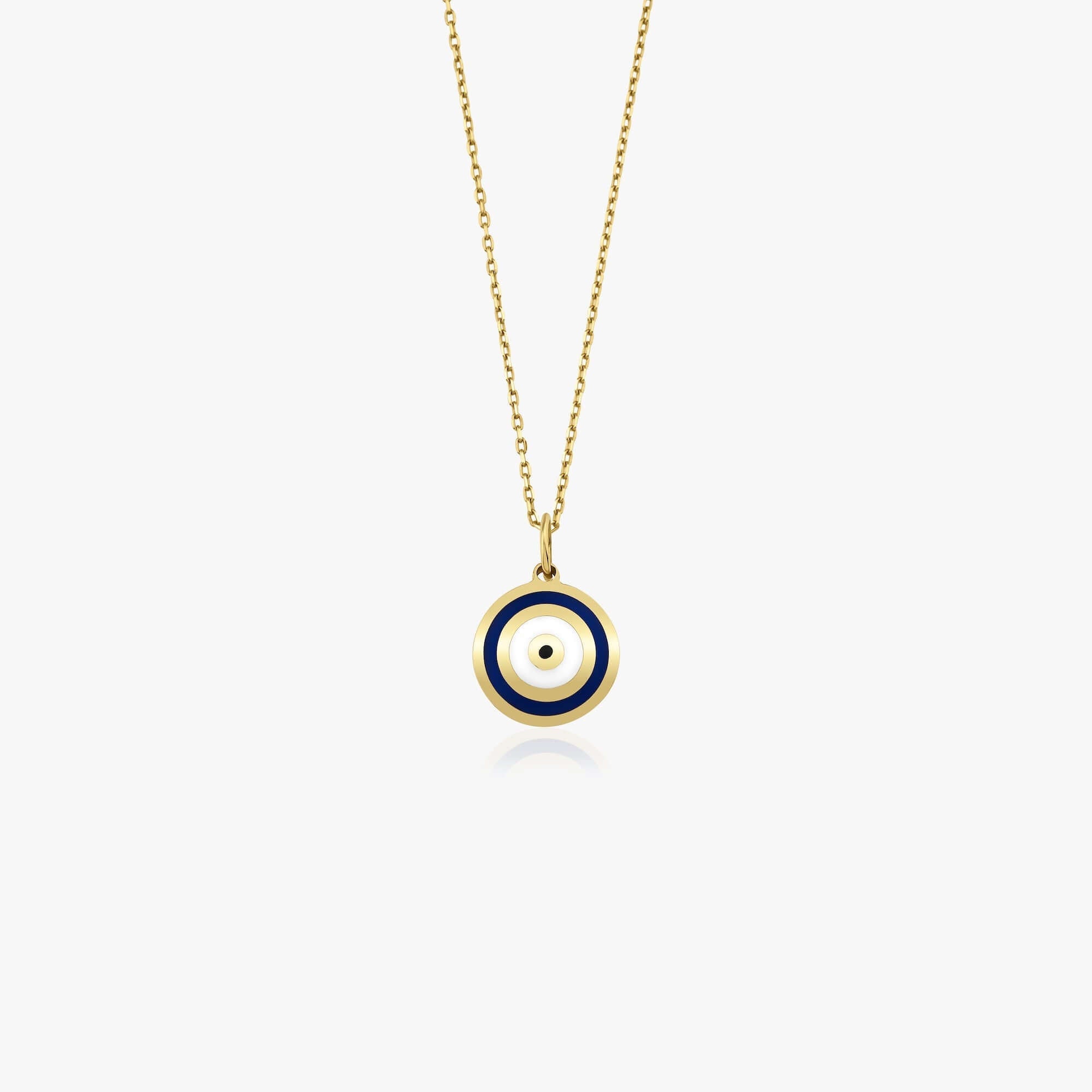 Lacivert Nazar Kolye