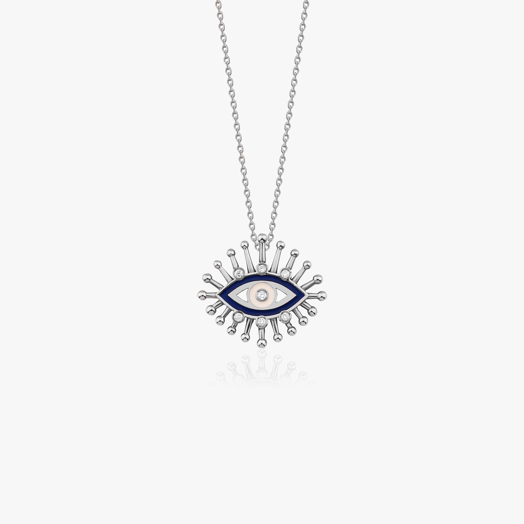 Pırlanta Talisman Göz Kolye