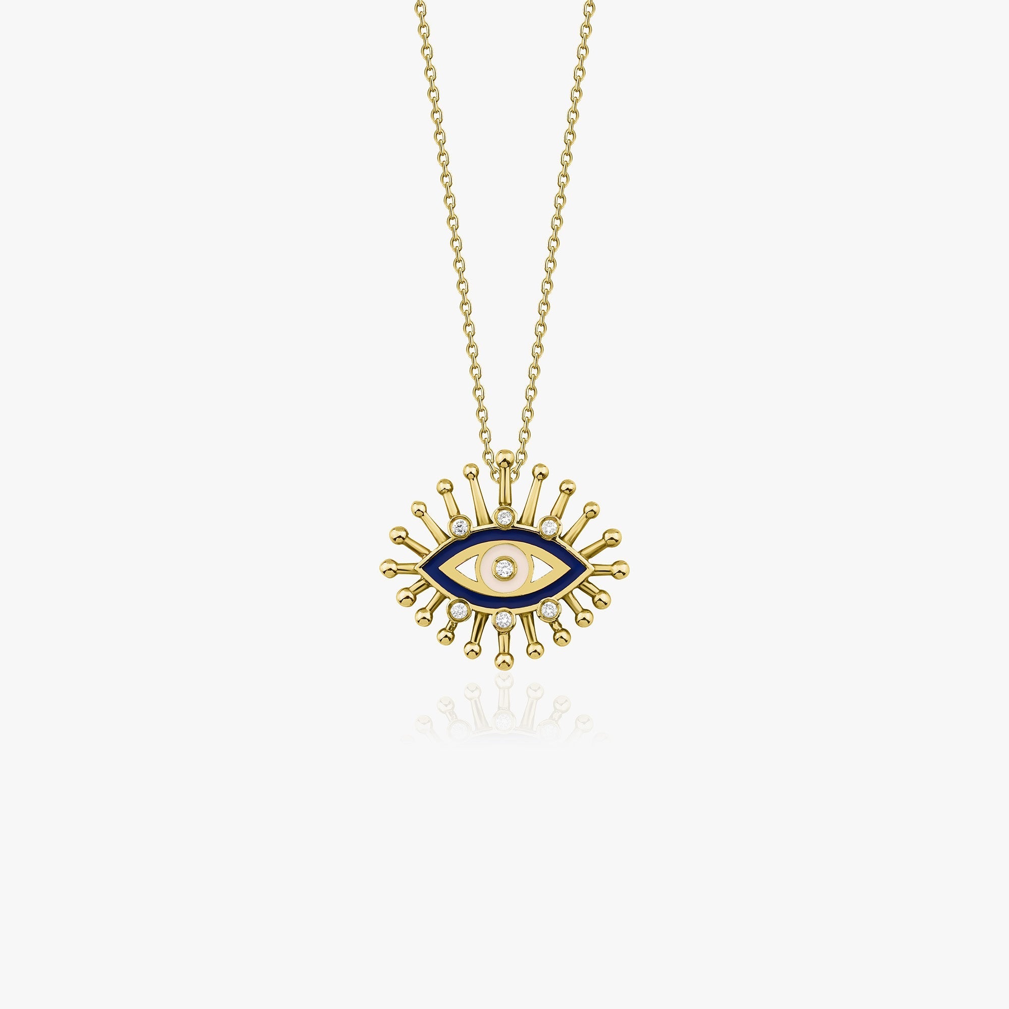 Pırlanta Talisman Göz Kolye