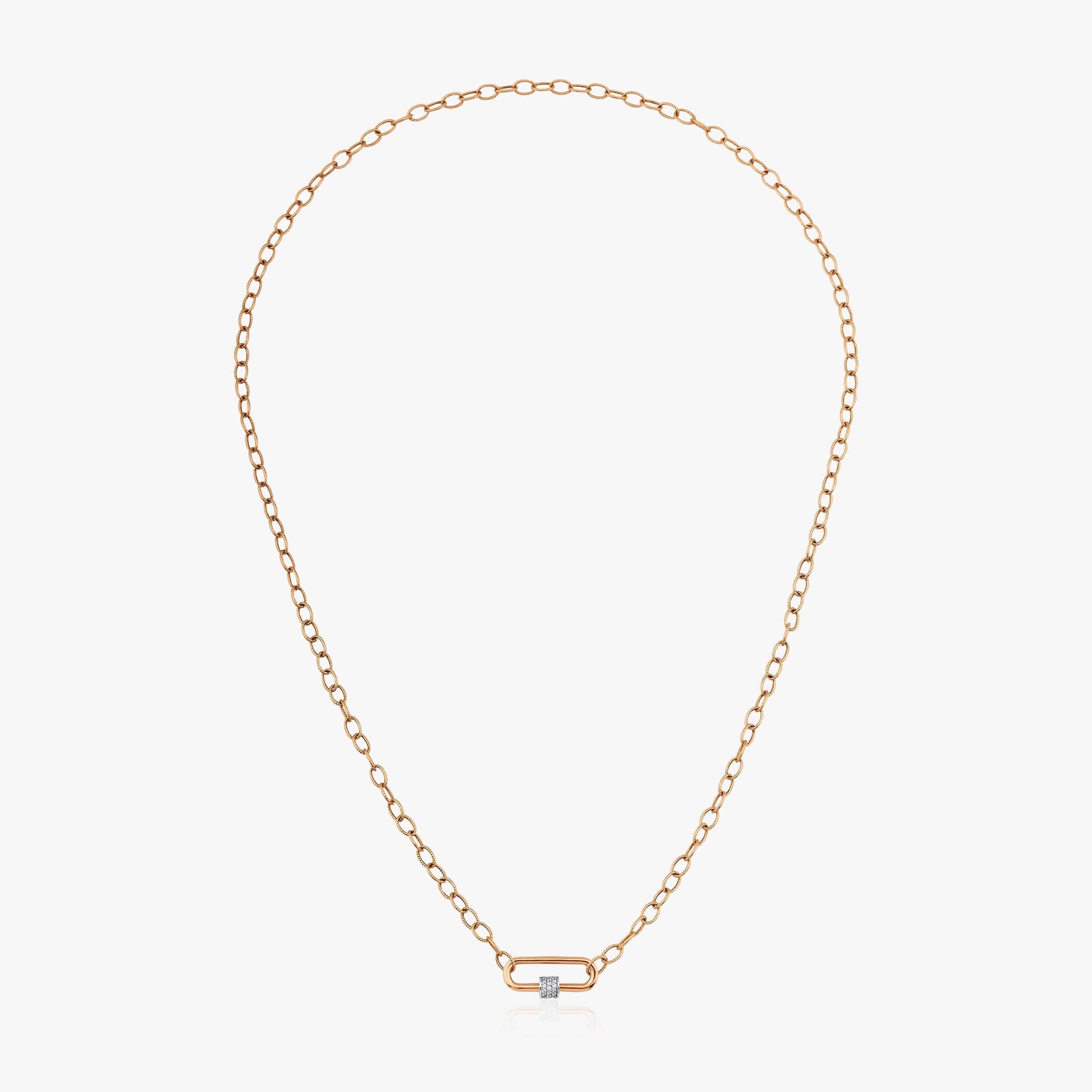 Pırlanta Carabiner Kilit Kolye / Mini Carabiner