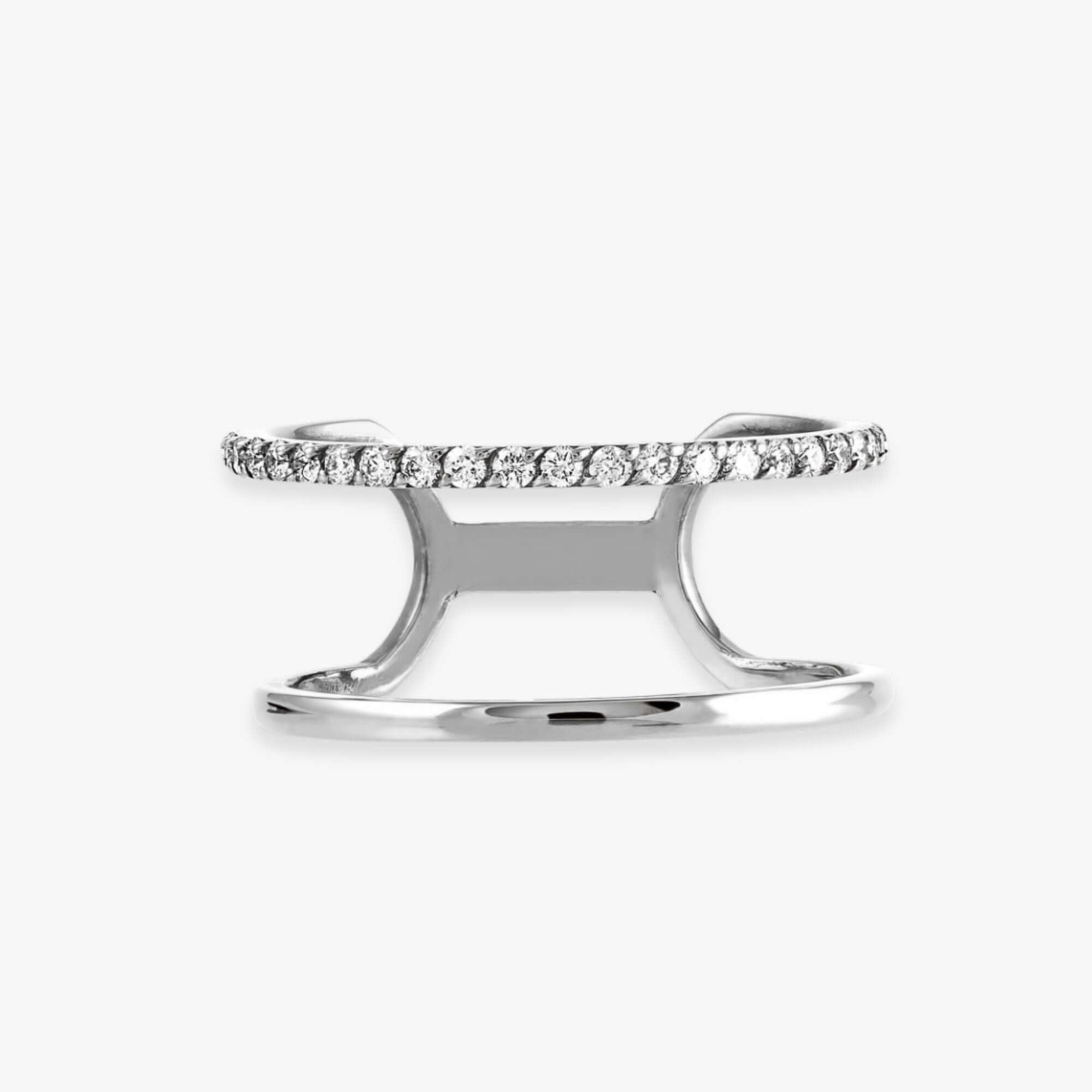 Çift Bantlı Pırlanta Yüzük