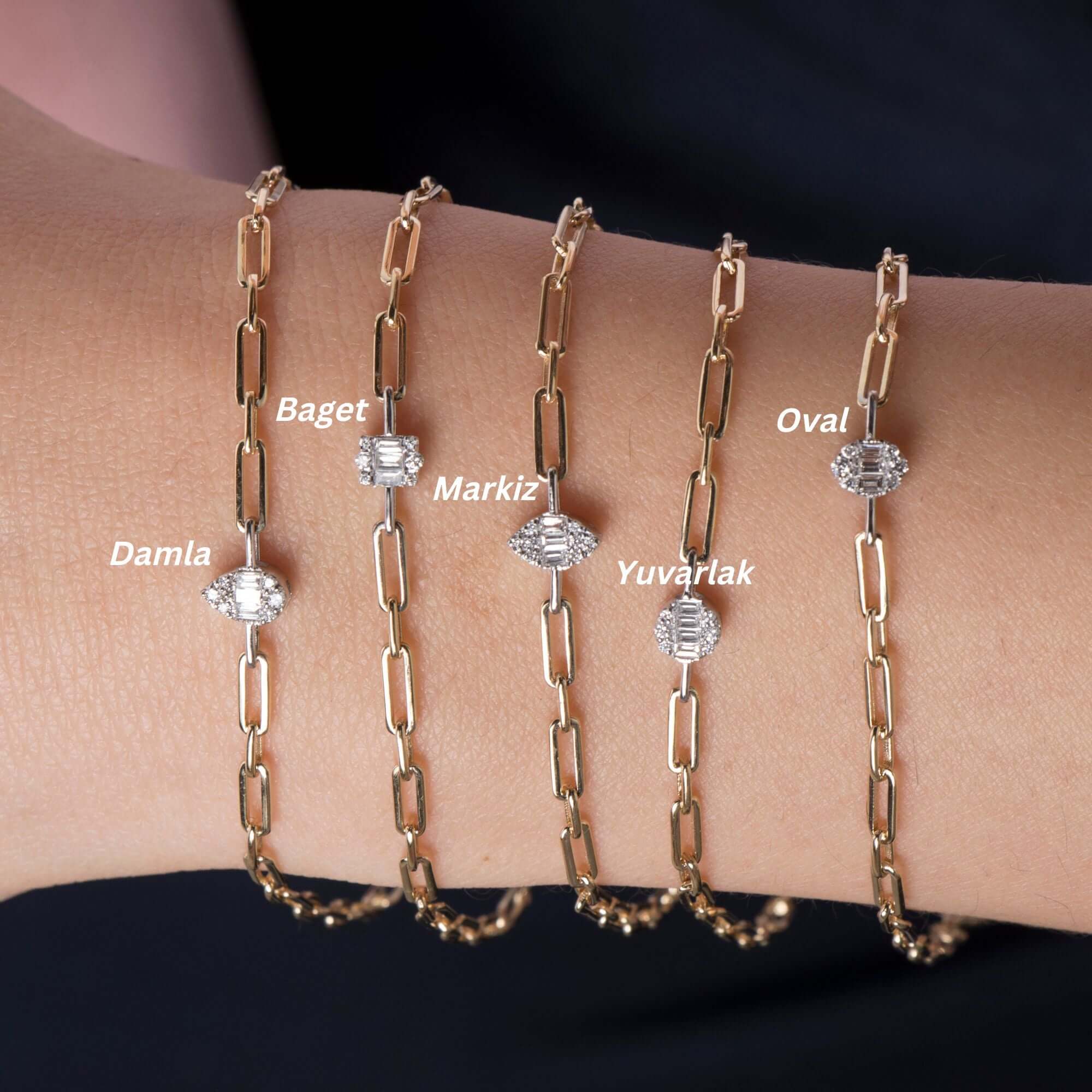 Markiz Pave Pırlanta Bileklik