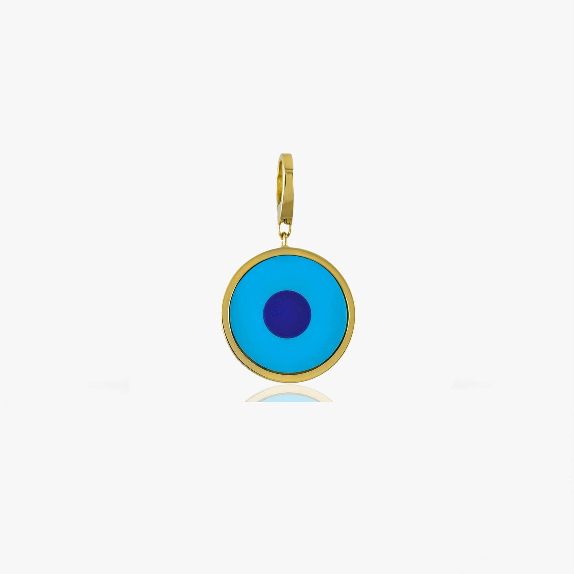 Turkuaz ve Lapis Göz Kolye Ucu / Blue Attachable Eye
