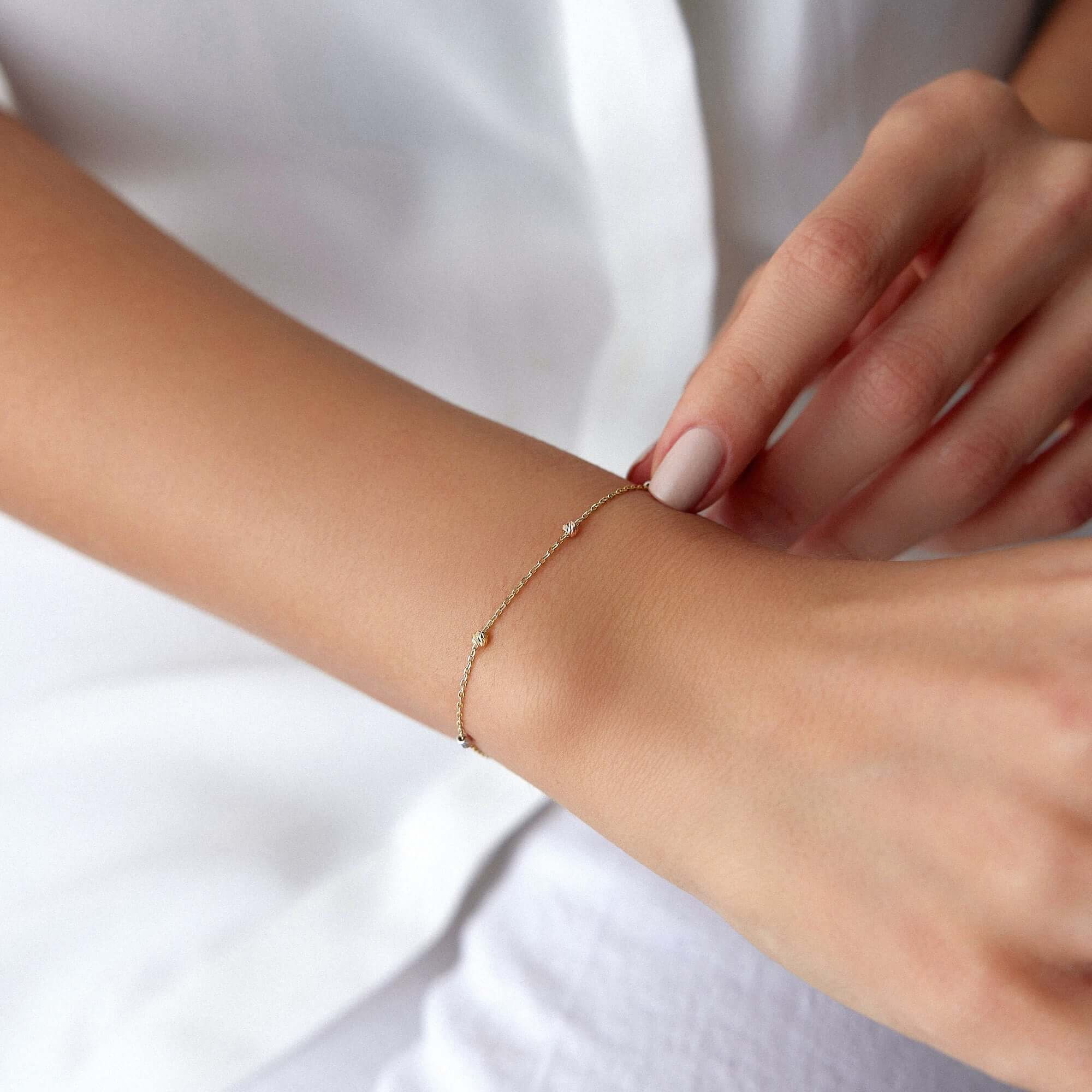 Minimal Dorika Top Bileklik