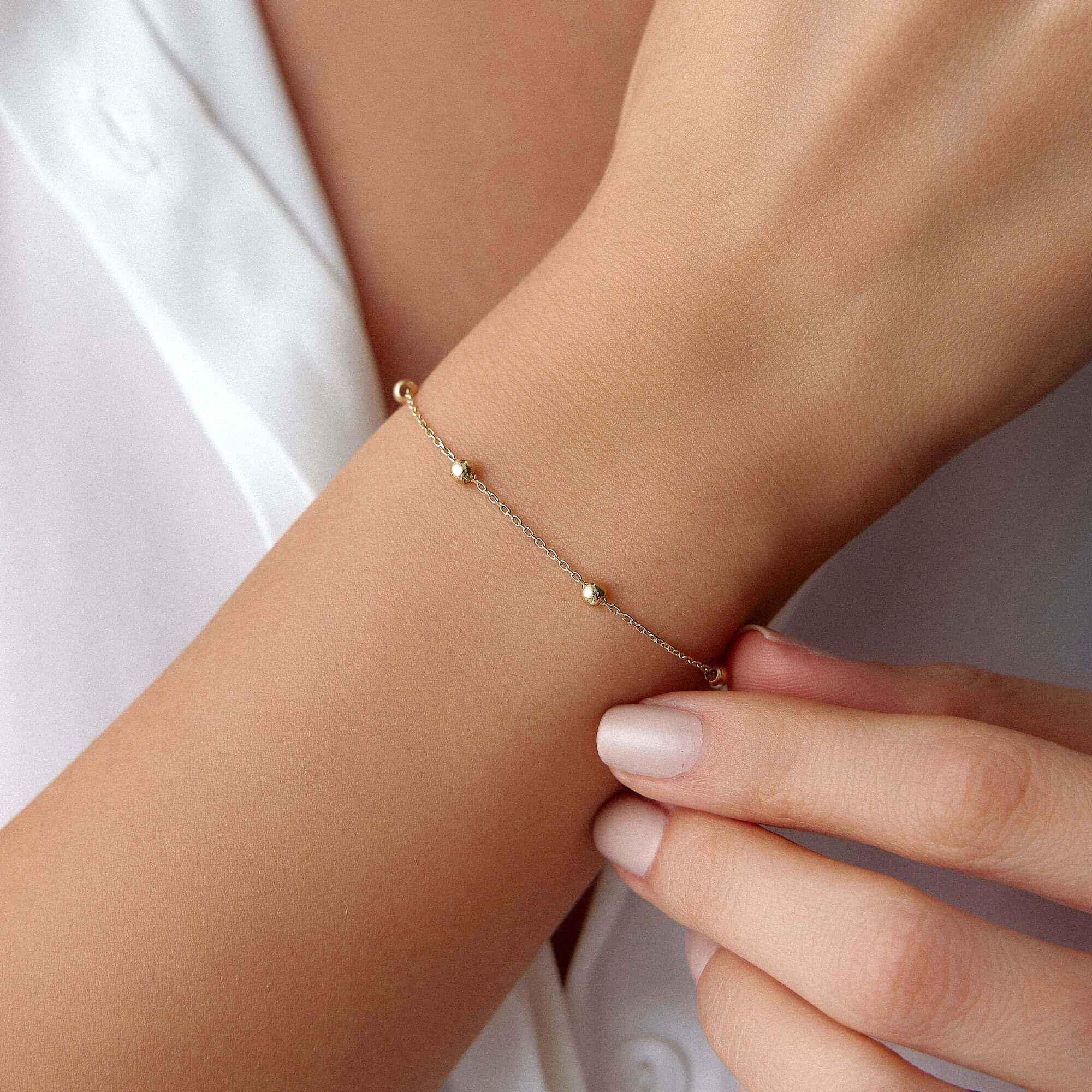 Minimal Top Zincir Bileklik