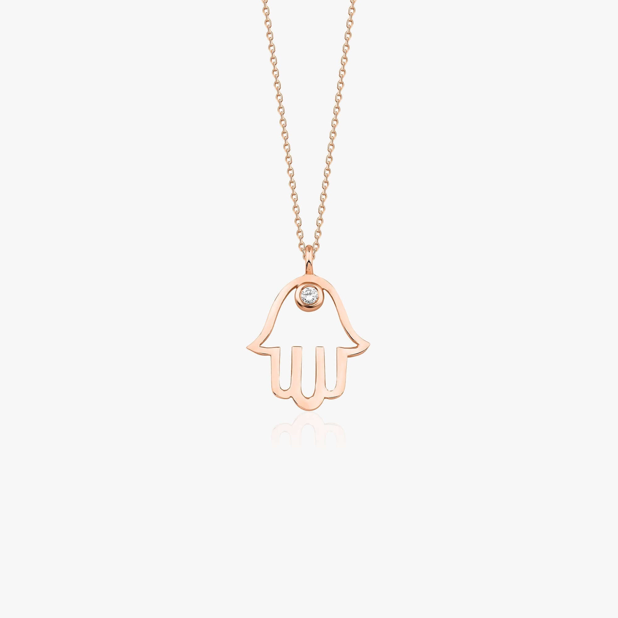 Minimal Pırlanta Fatma'nın Eli Kolye