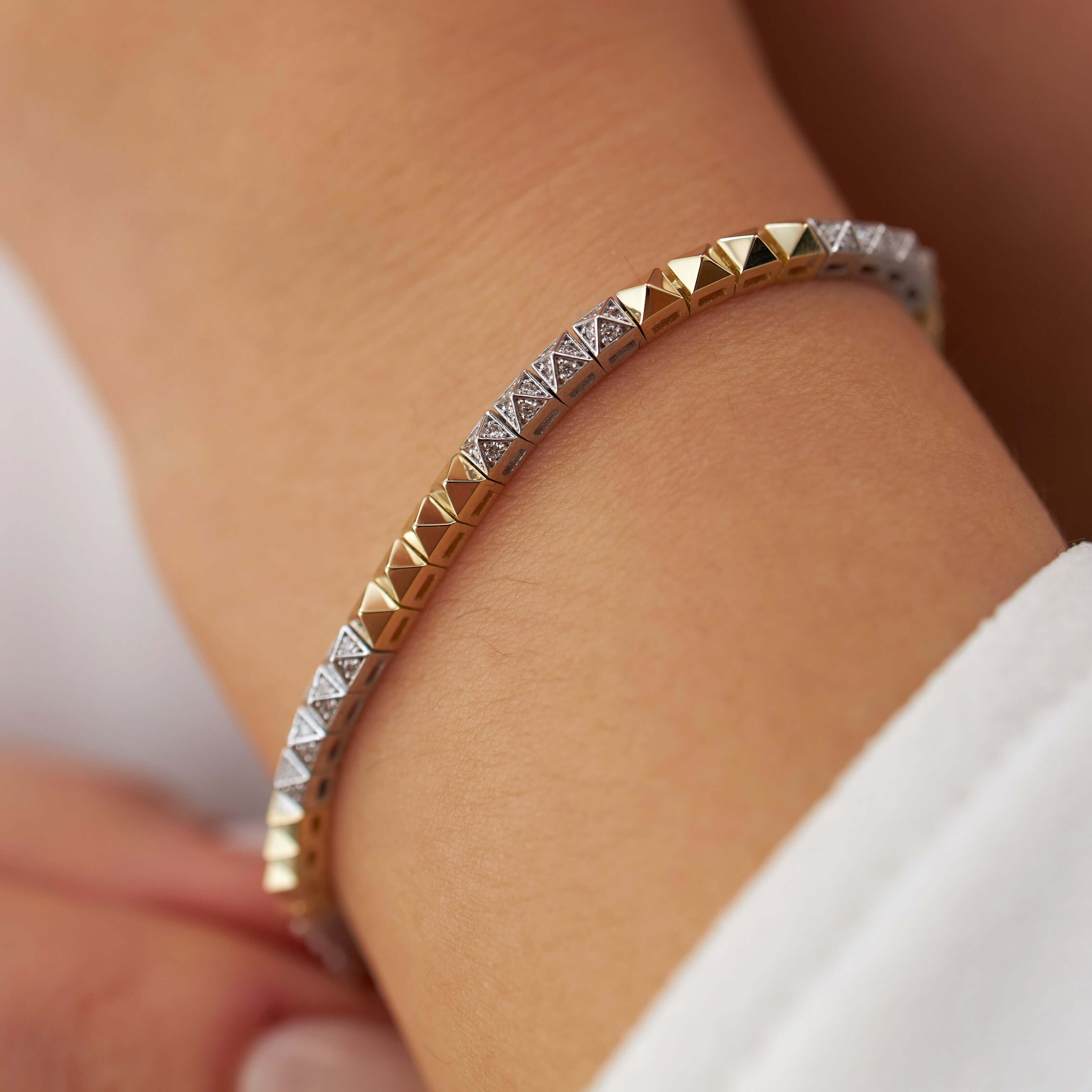 Minimal Spike Su Yolu Bileklik