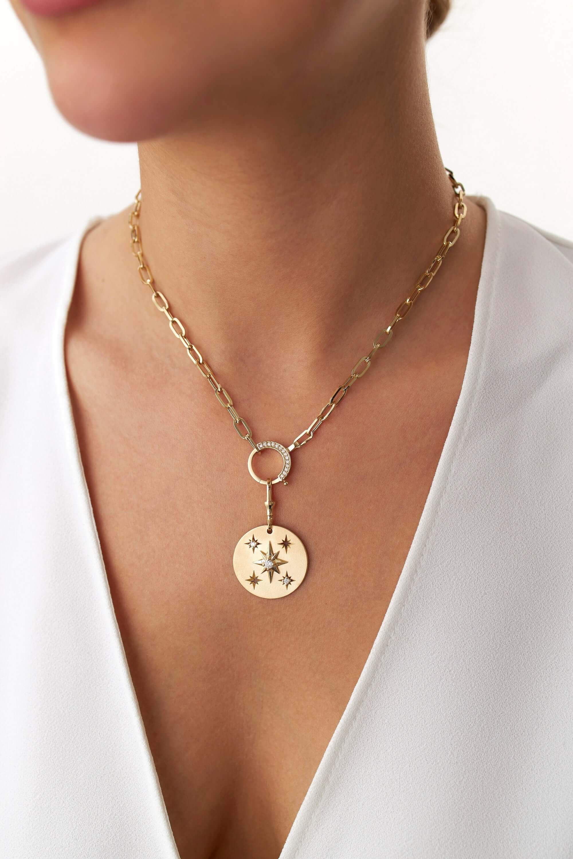 Pırlanta Büyük Kuzey Yıldızı Madalyon