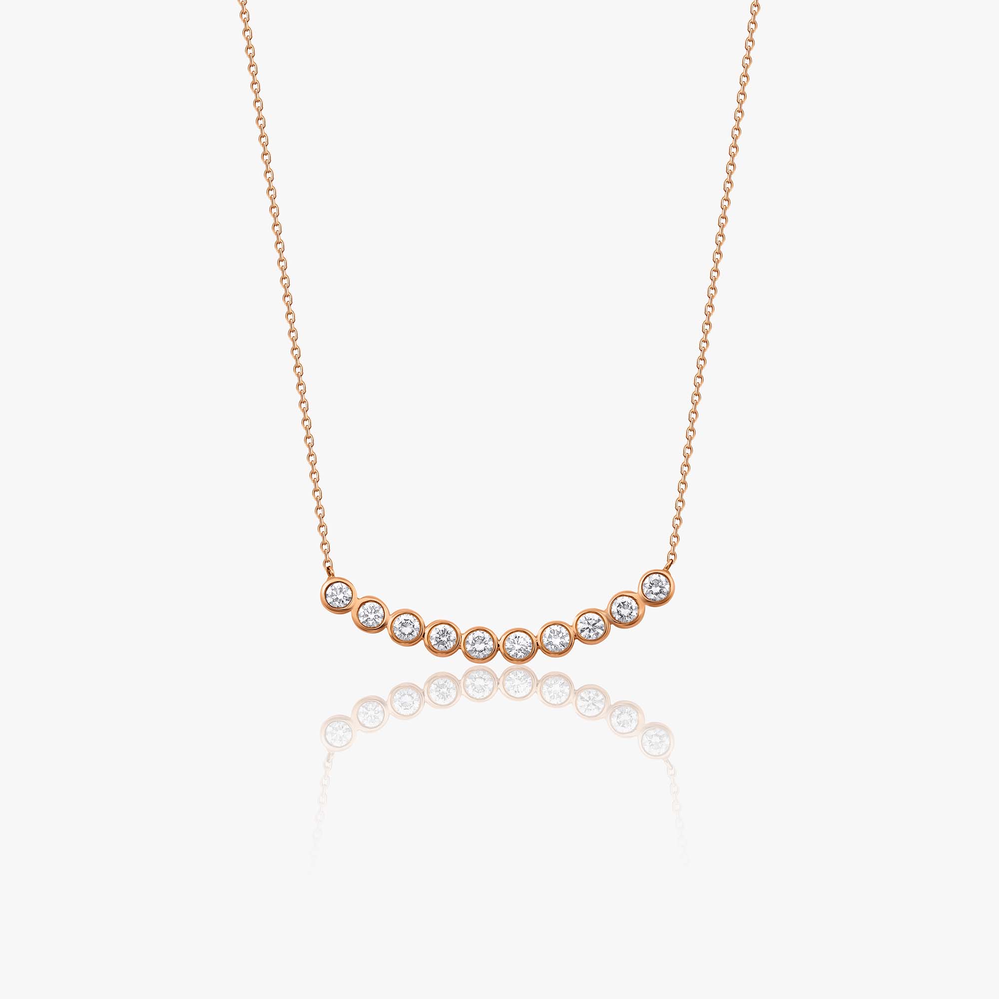 Tohum Pırlanta Bar Kolye / Bubbles