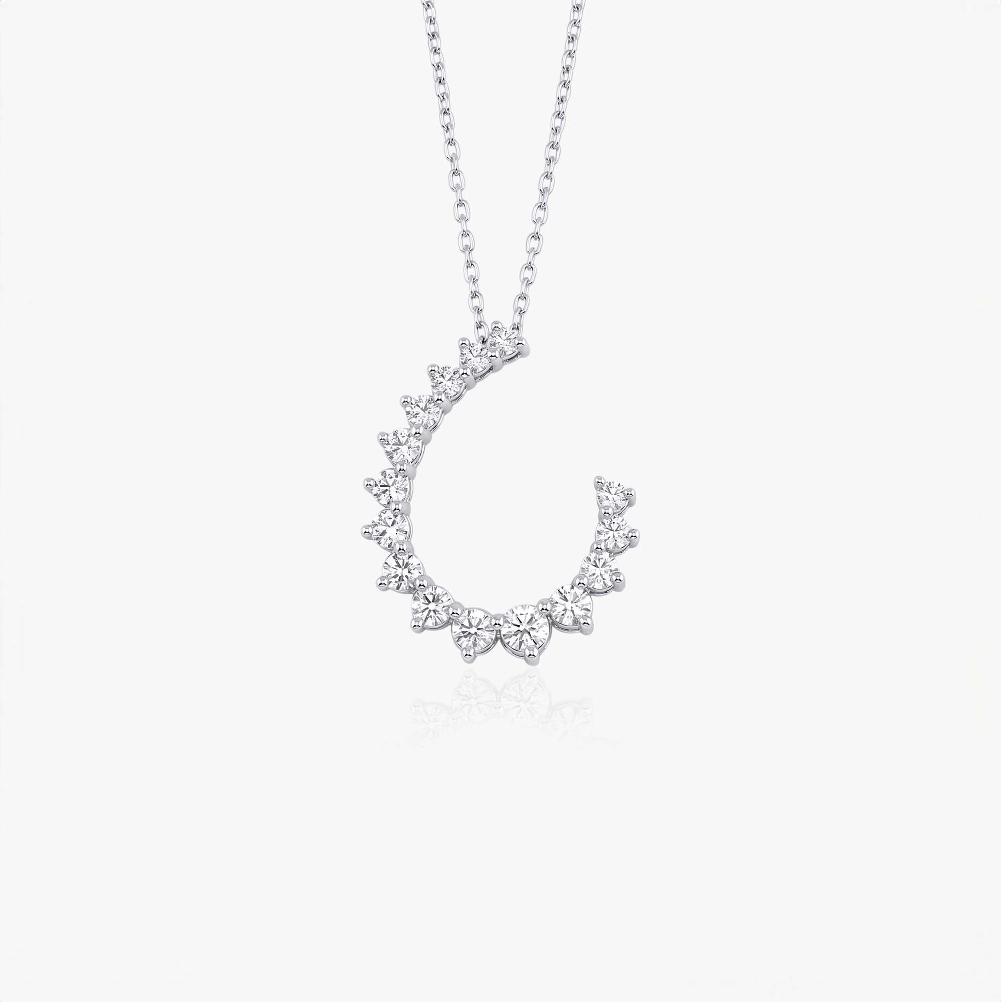 Pırlanta Curve Kolye / Diamond Curve