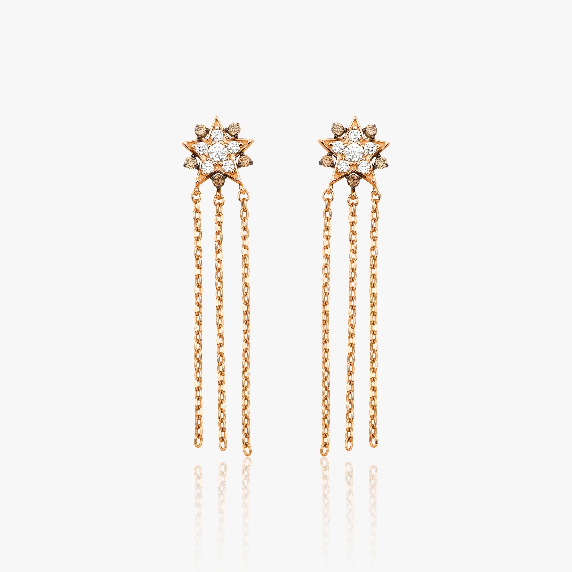 Sirius Yıldız Pırlanta Küpe / Sirius Star