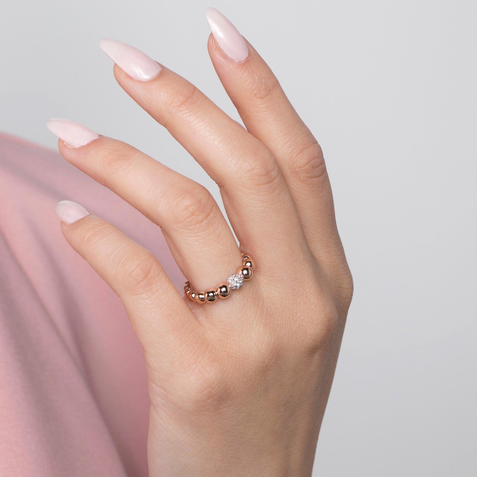 Pırlanta Bubble Yüzük