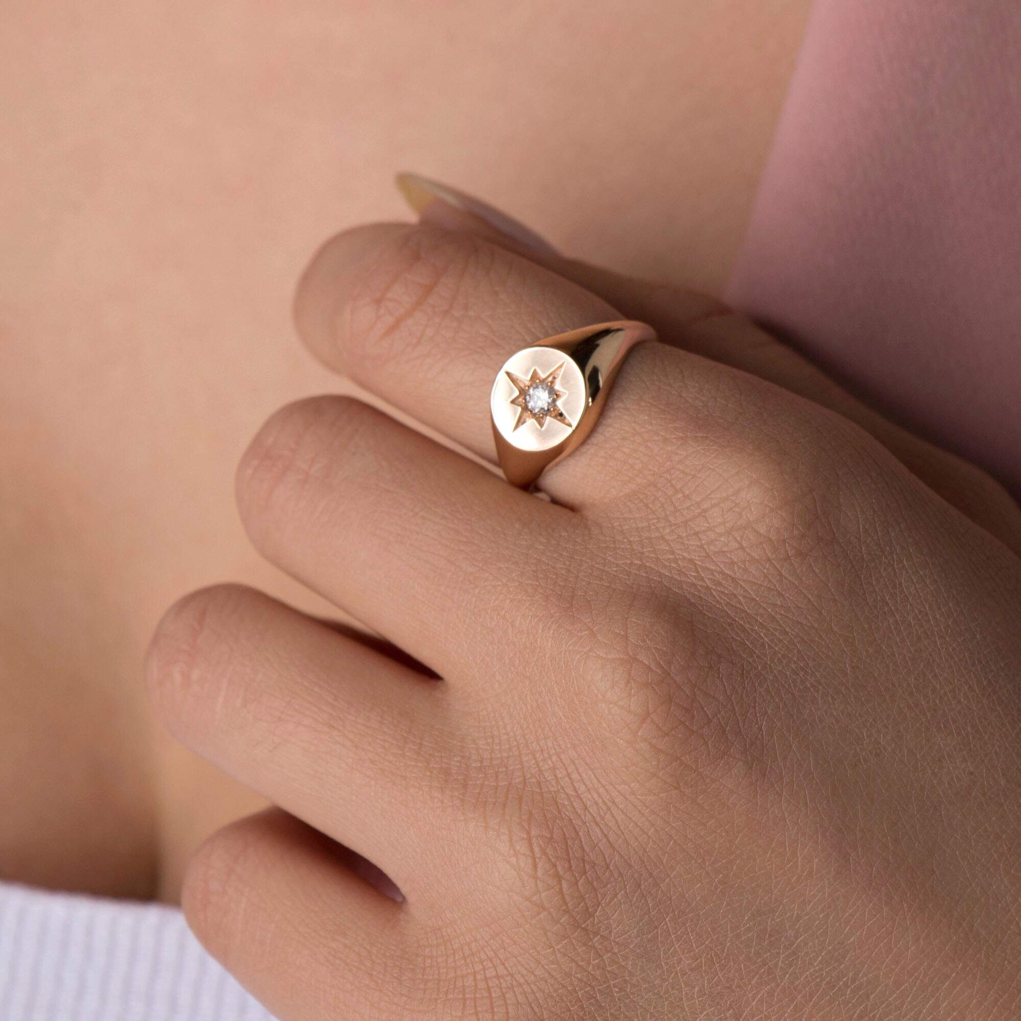 Kuzey Yıldızı Tektaş Yüzük