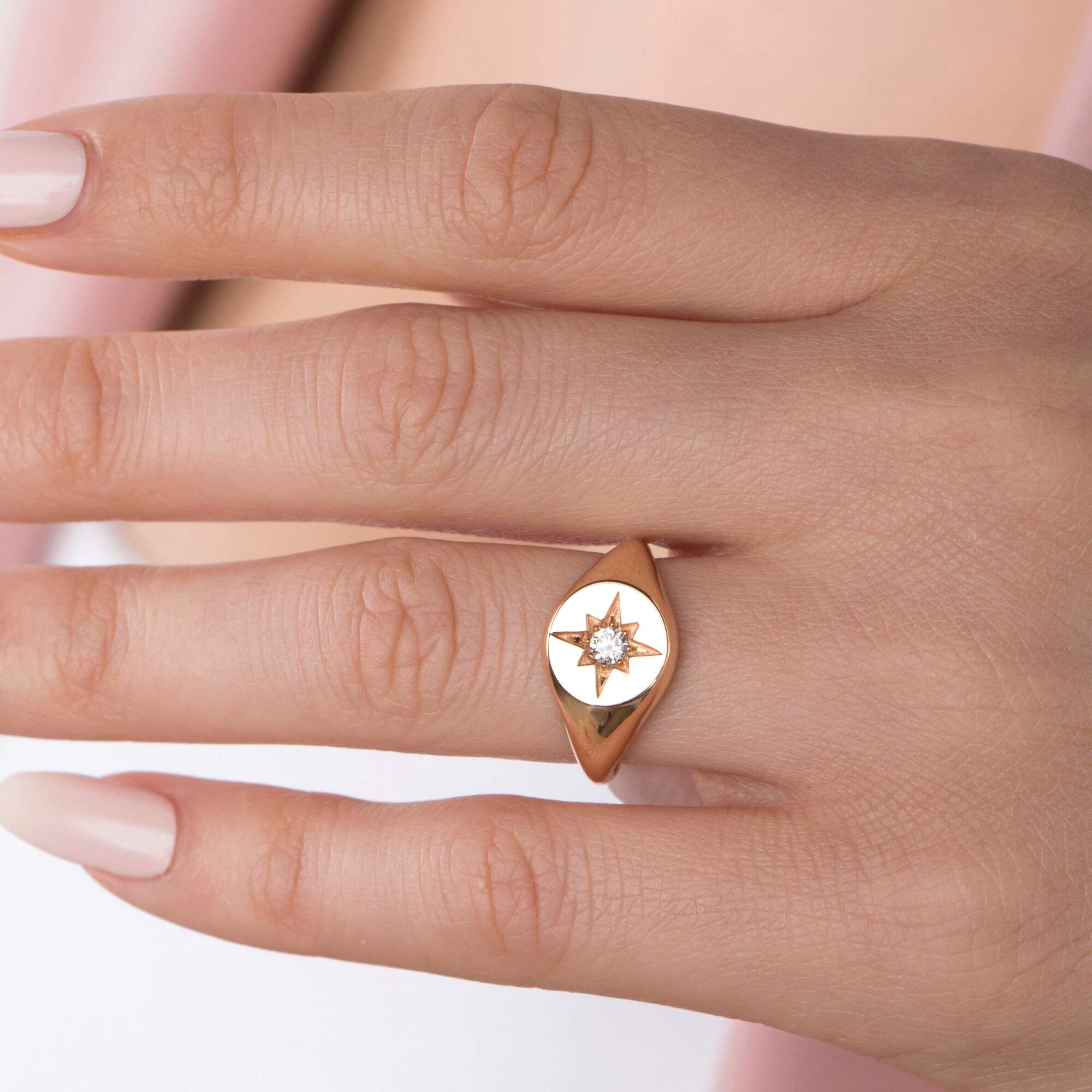 Kuzey Yıldızı Tektaş Yüzük