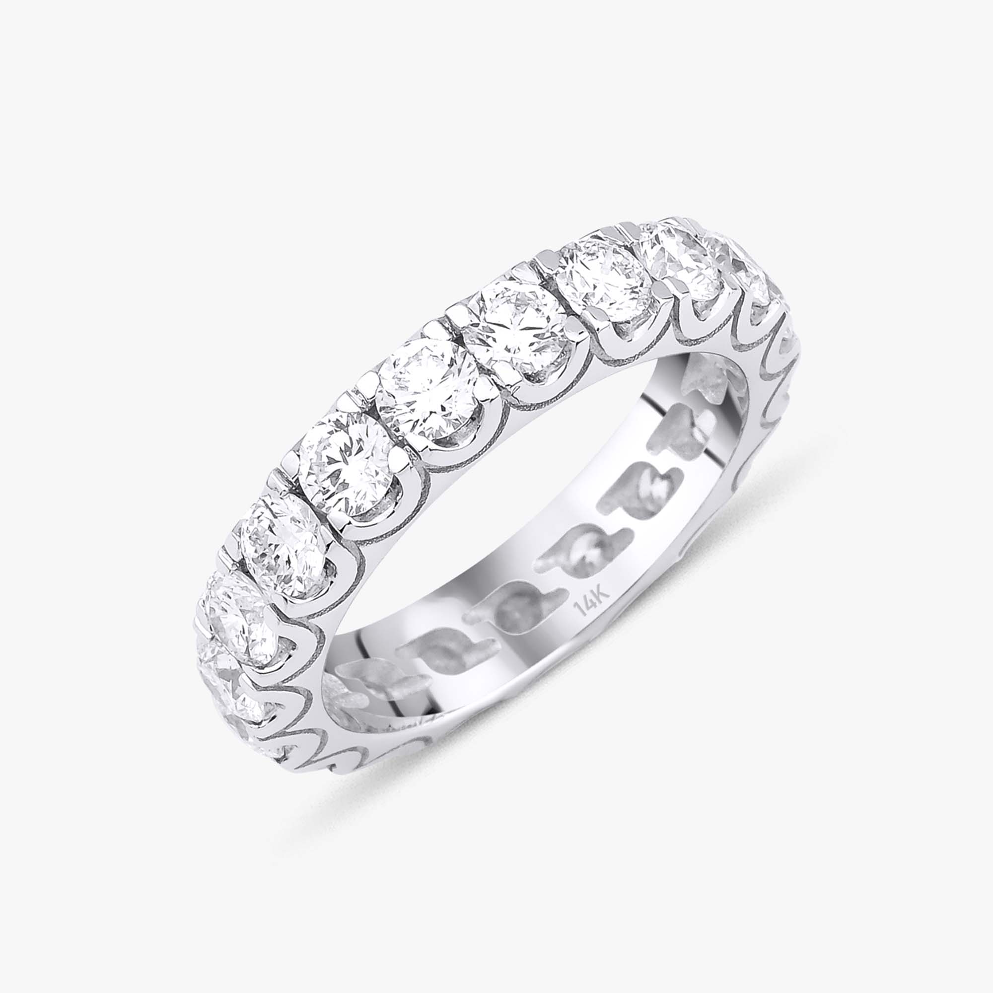 Pırlanta Tamtur Yüzük / Bold White