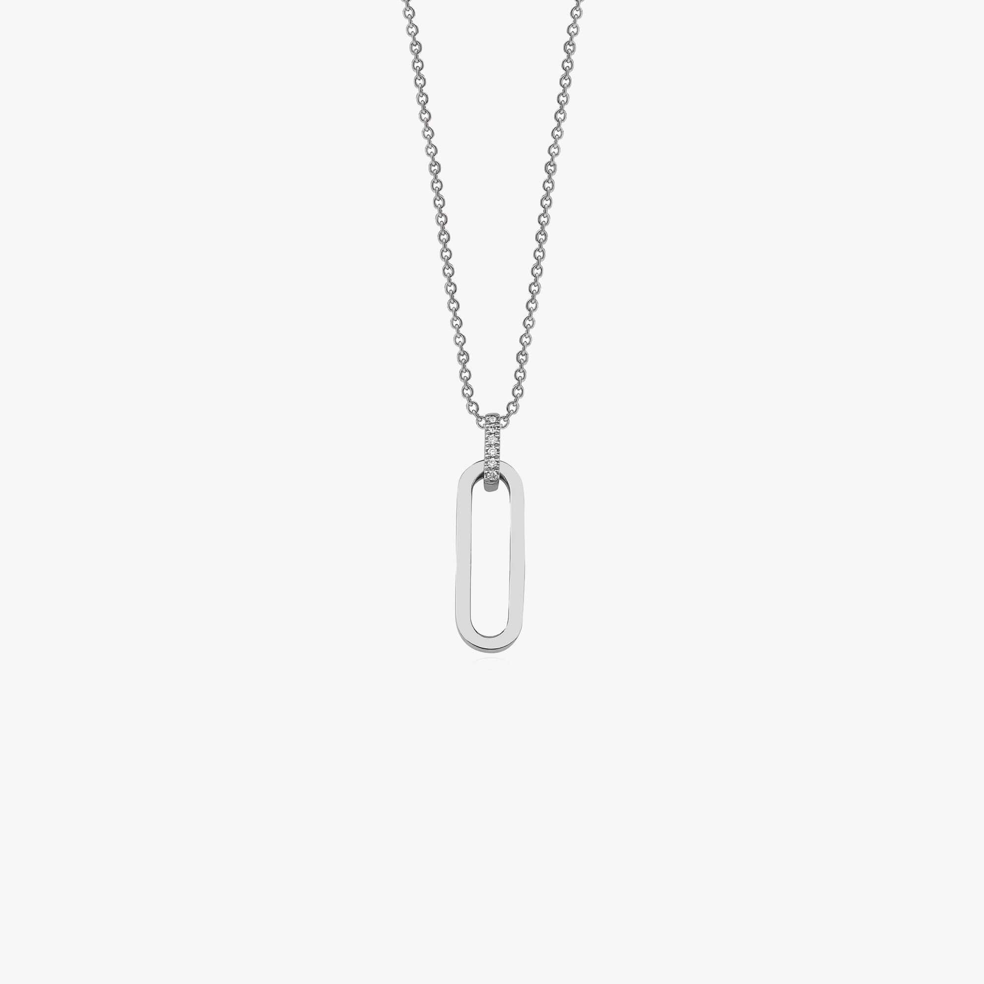 Pırlanta Açık Link Kolye