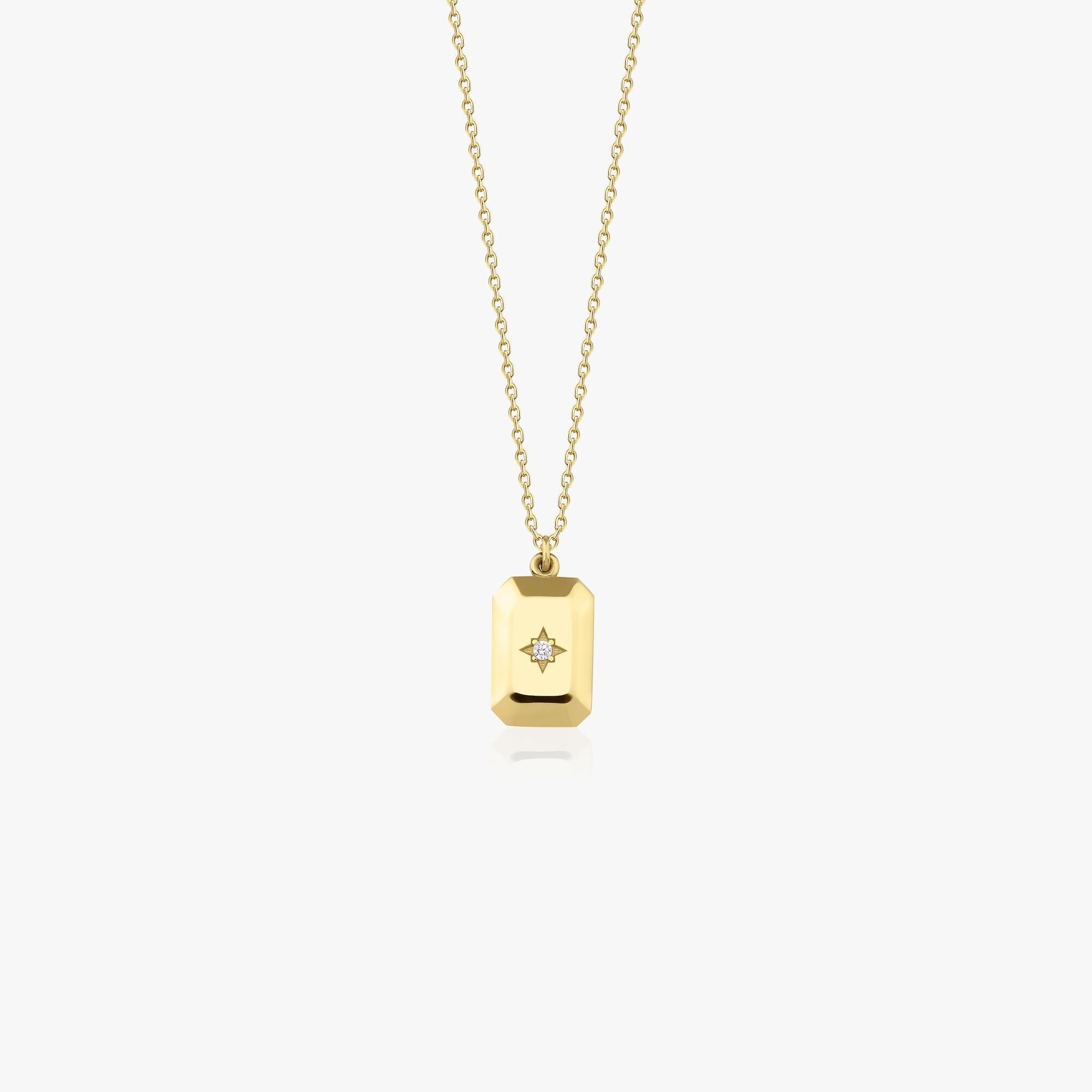 Minimal Kuzey Yıldızı Kolye