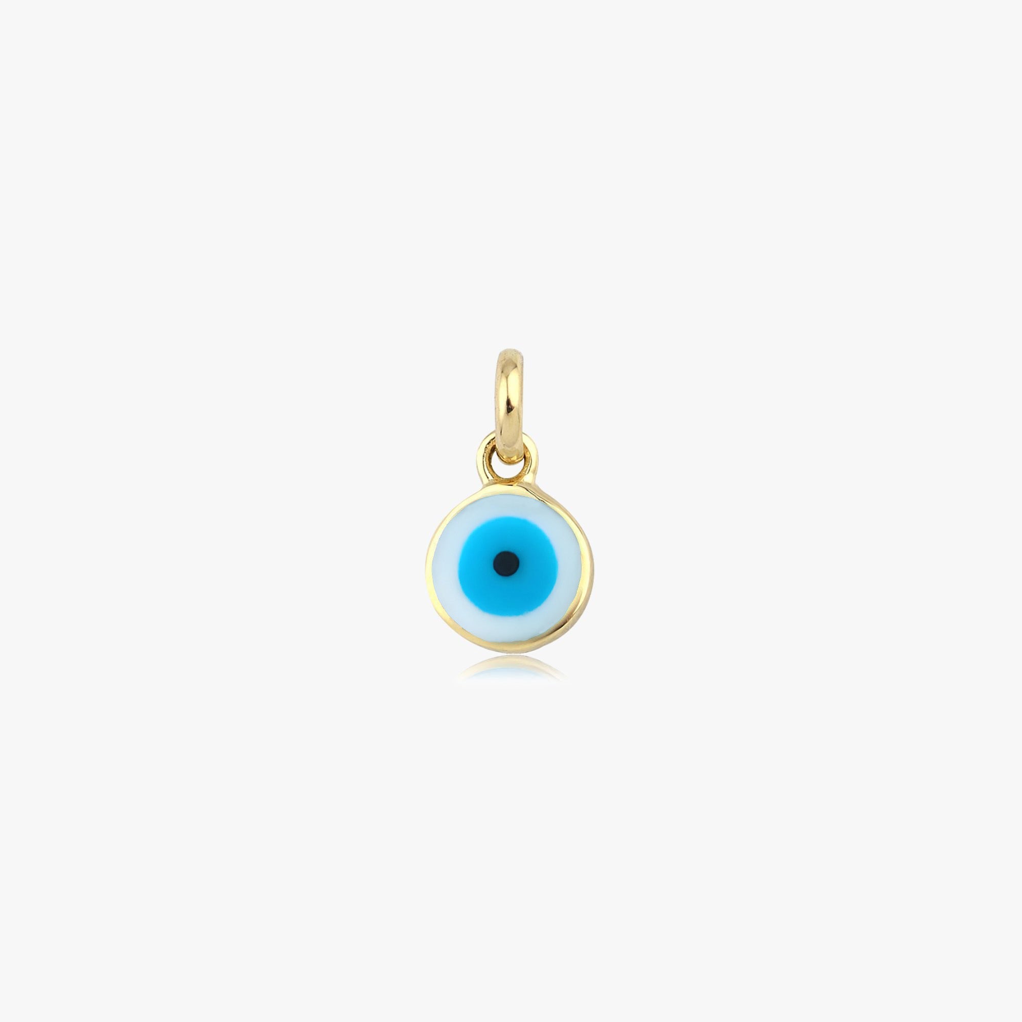 Mini Beyaz Göz Charm