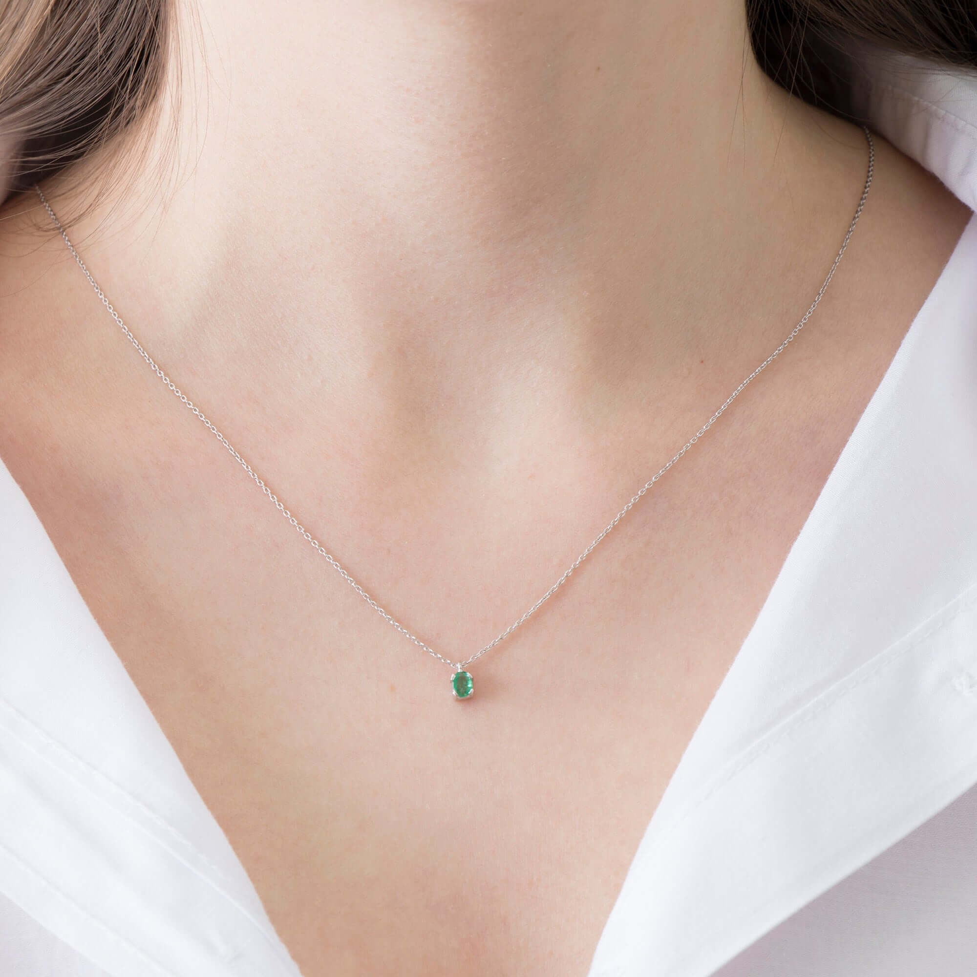 Minicik Zümrüt Kolye