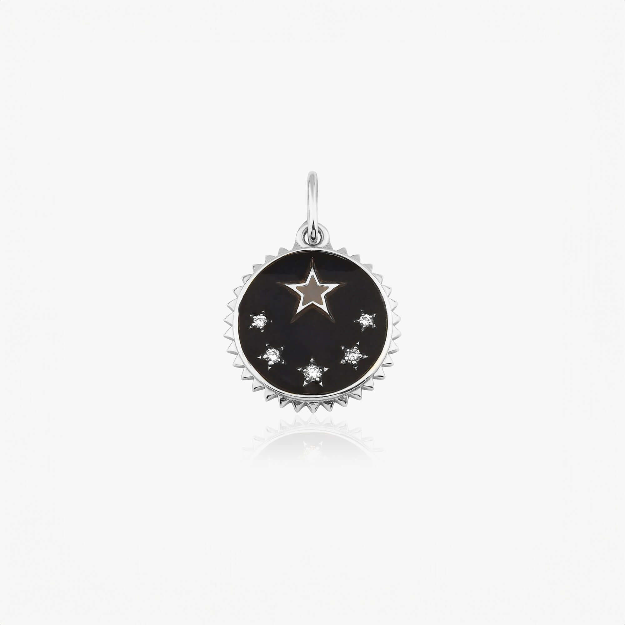 Minimal Pırlanta Yıldız Kolye Ucu / Stars of The Night