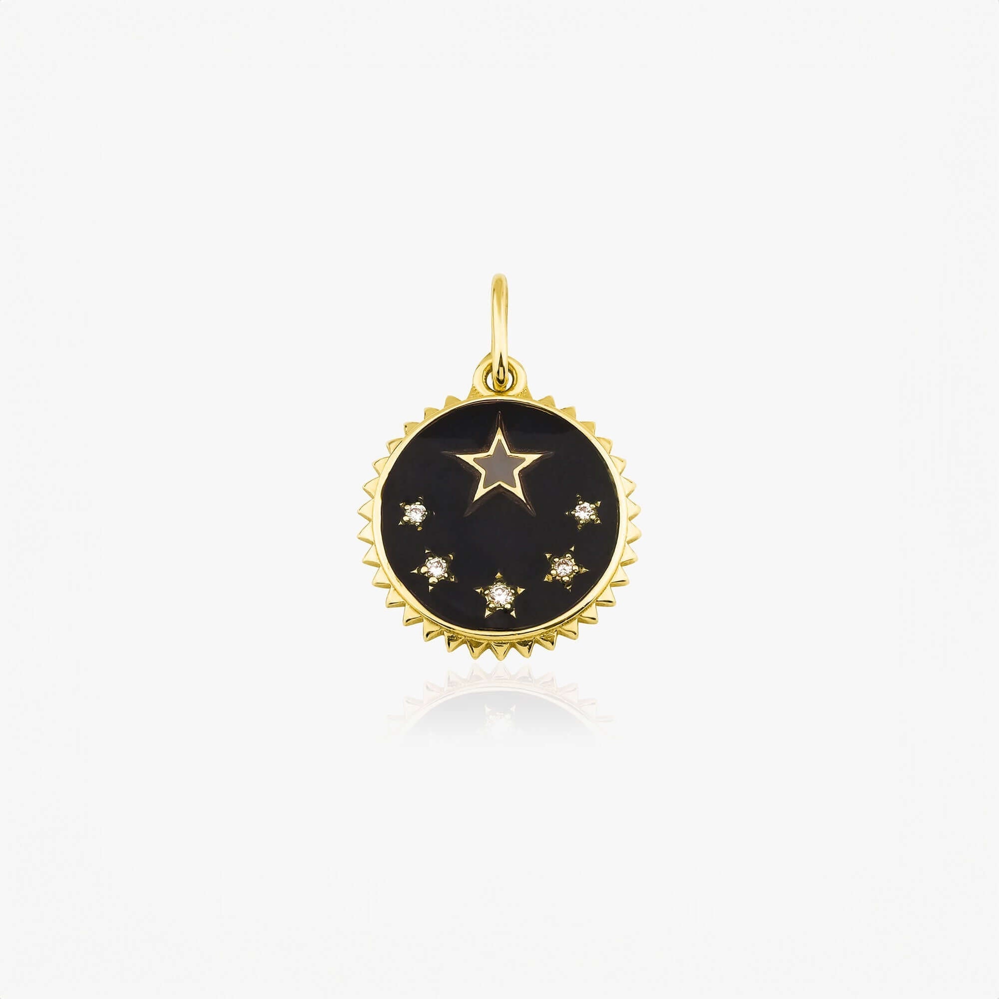 Minimal Pırlanta Yıldız Kolye Ucu / Stars of The Night