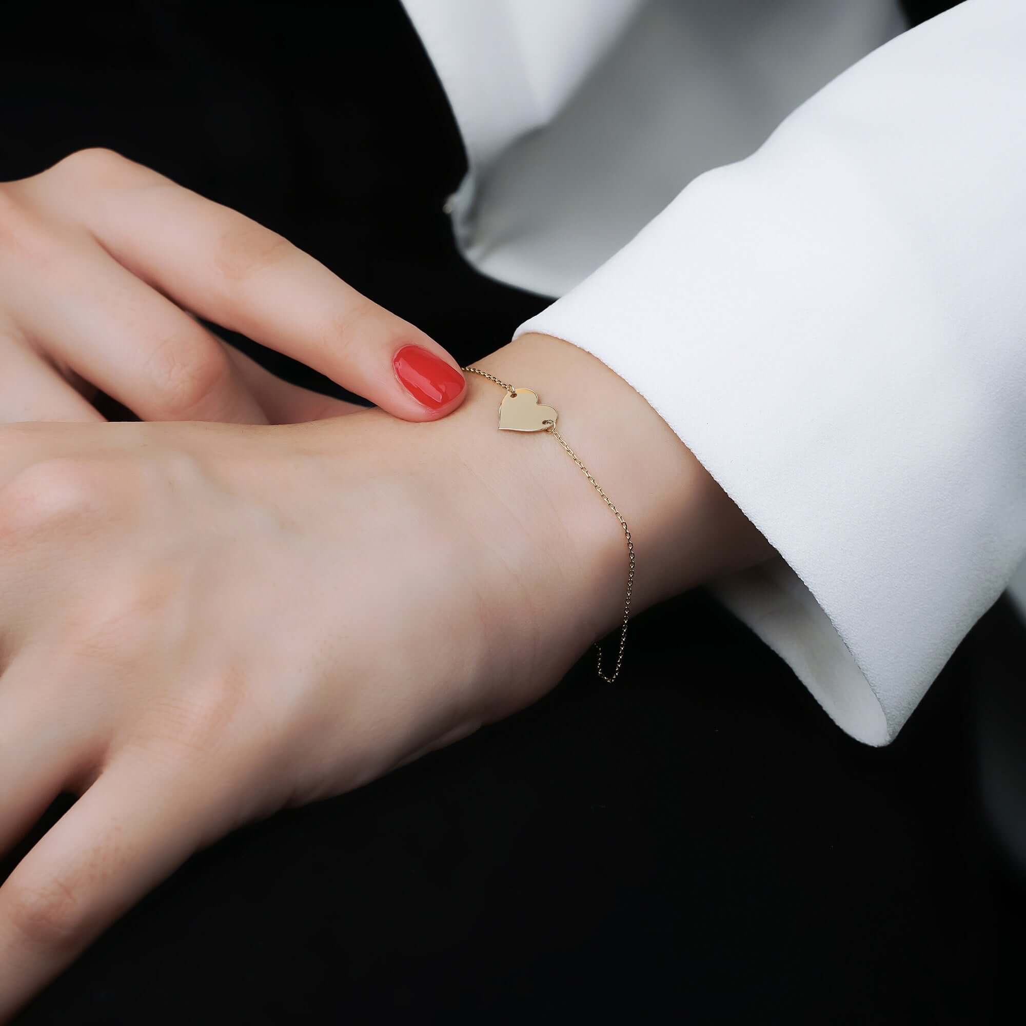 Minimal Kalp Bileklik