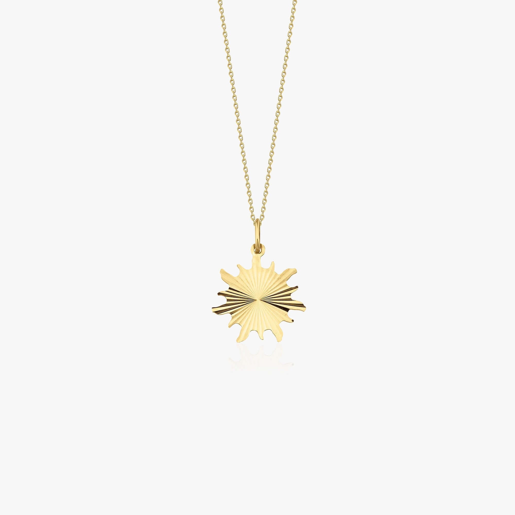 Minimal Lazer Kesim Güneş Kolye