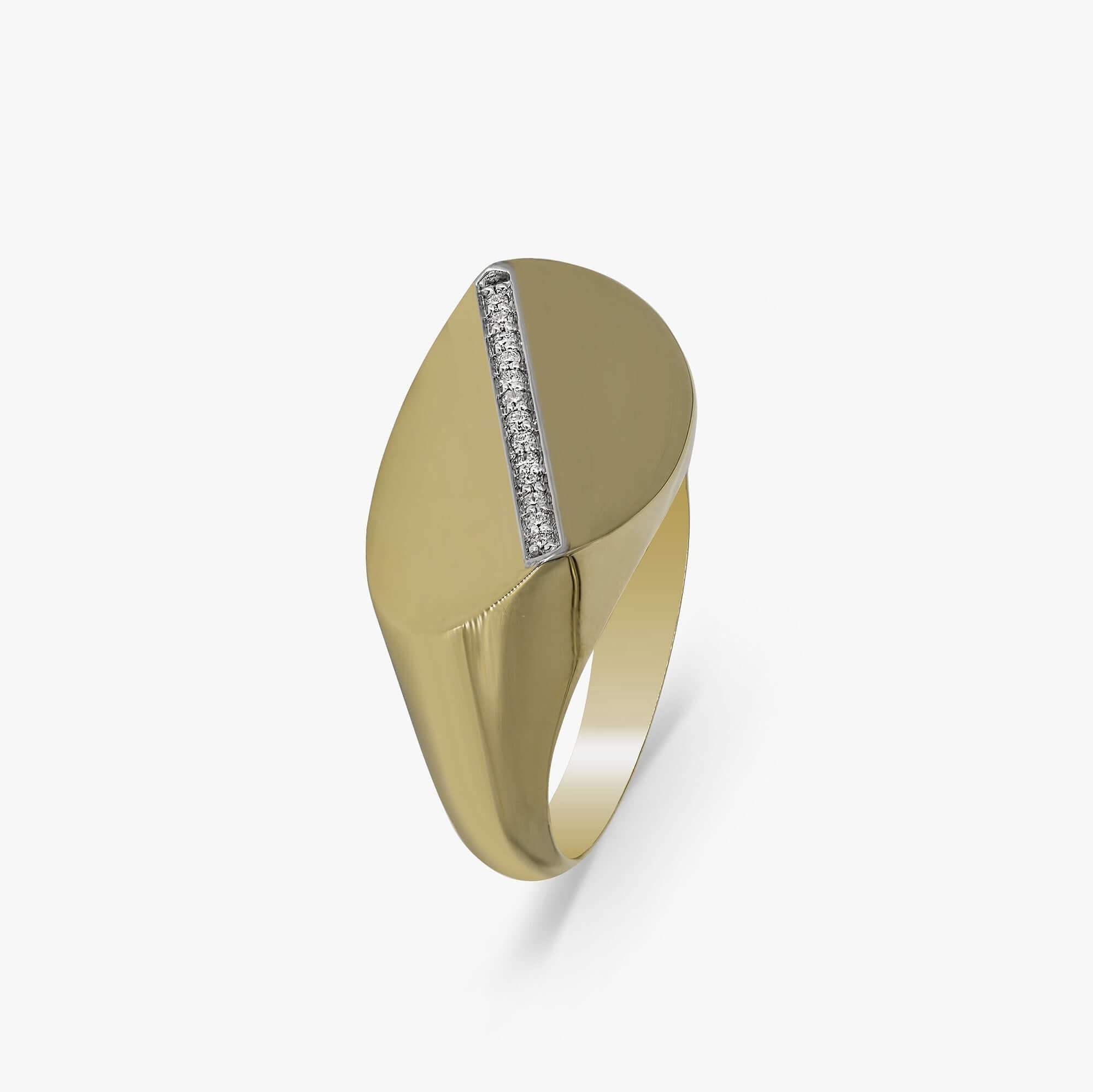 Modern Pırlanta Geometrik Yüzük