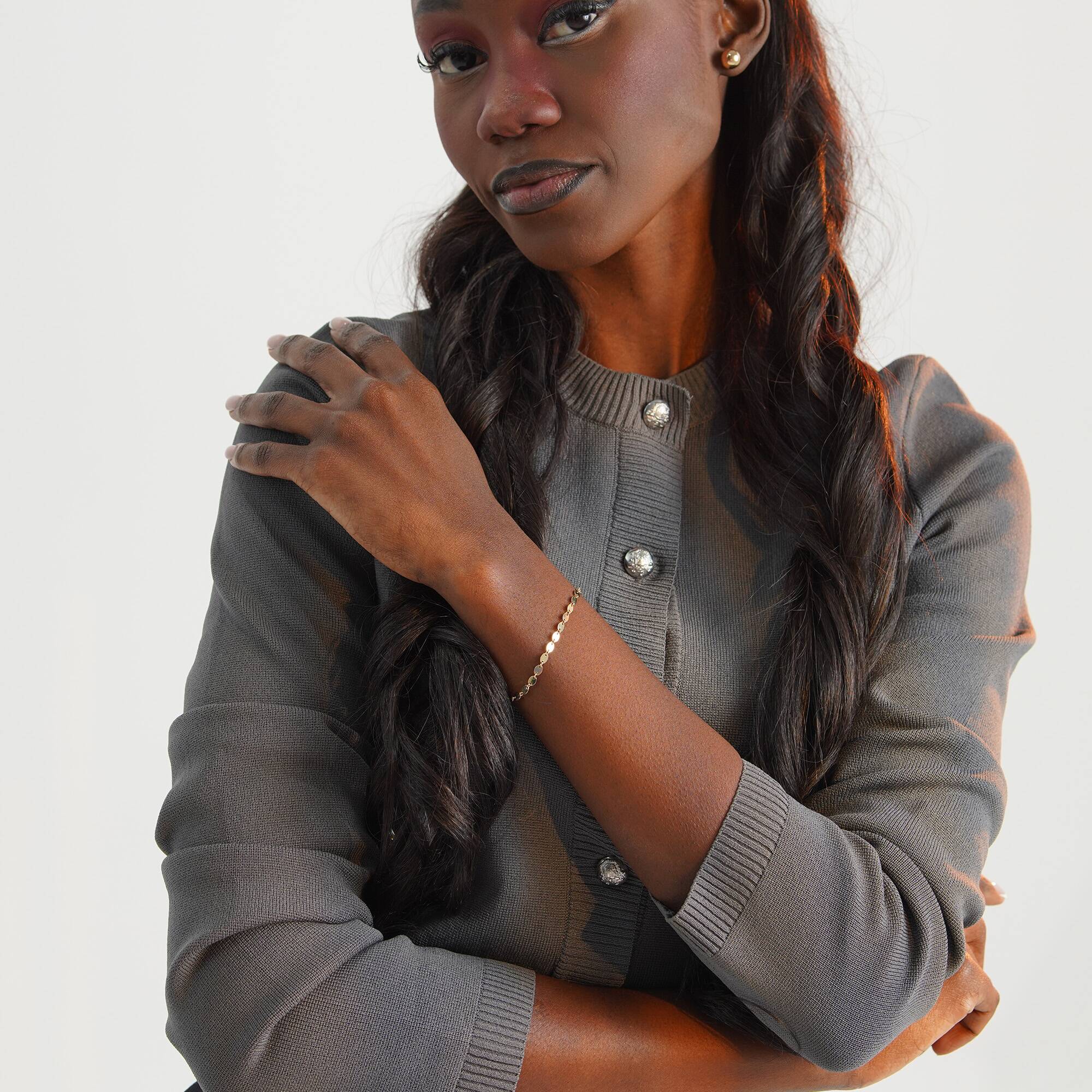 Oval Zincir Bileklik