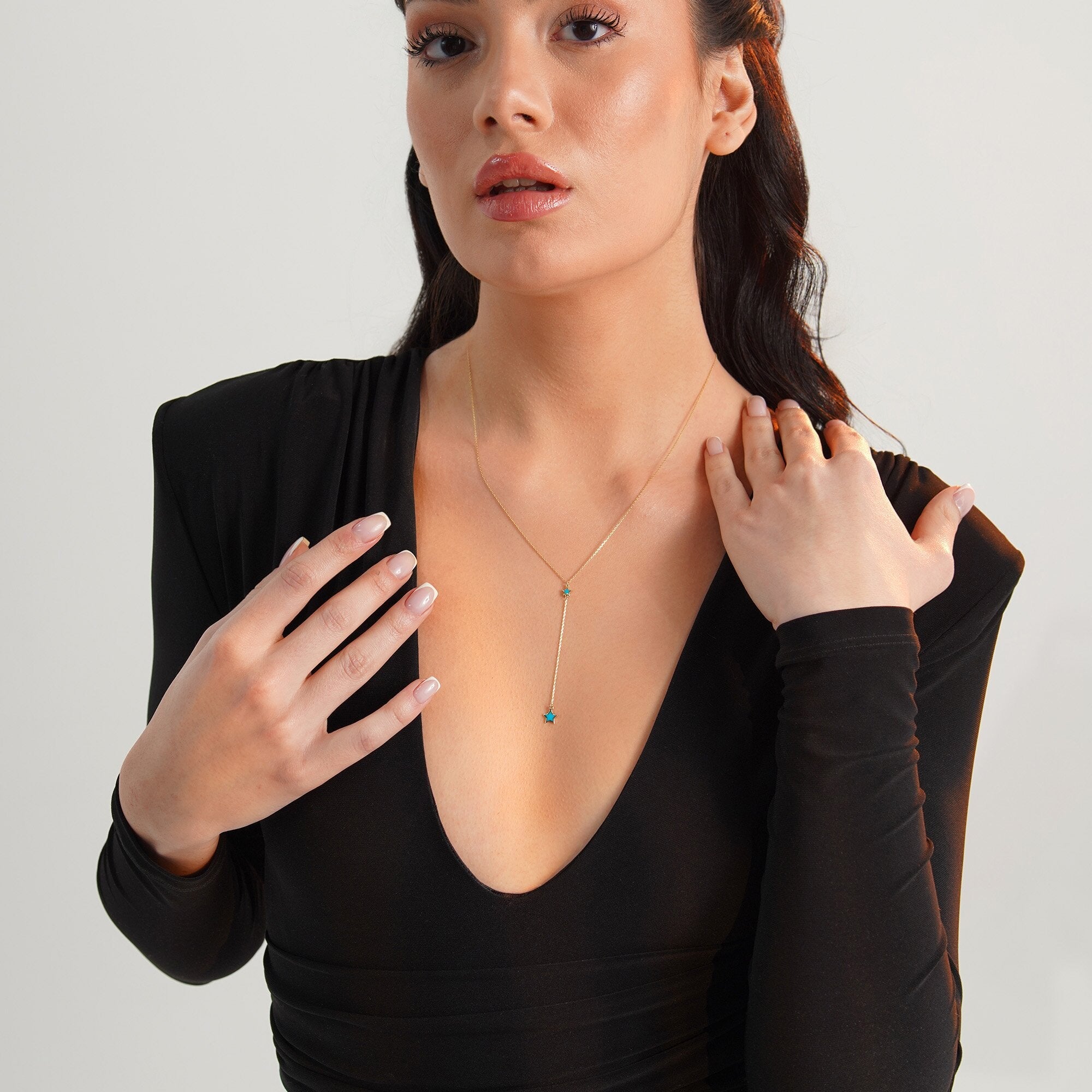 Yıldız Lariat Kolye